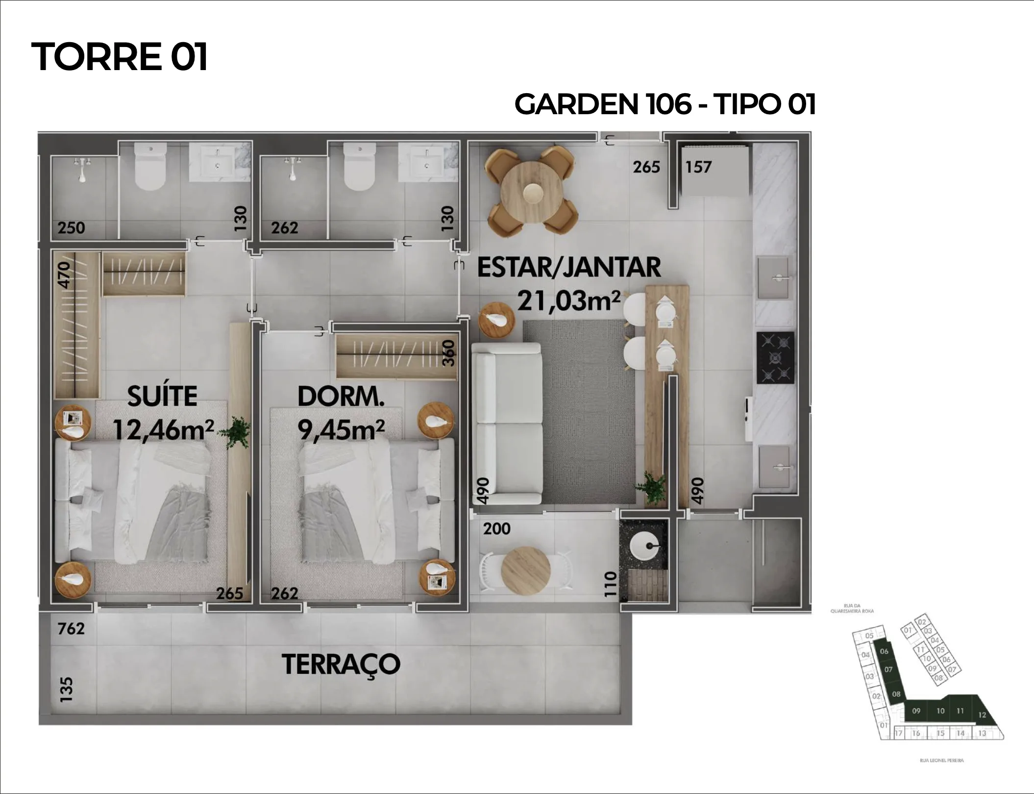 Adore I Level Up: Premium Apartments in Cachoeira do Bom Jesus