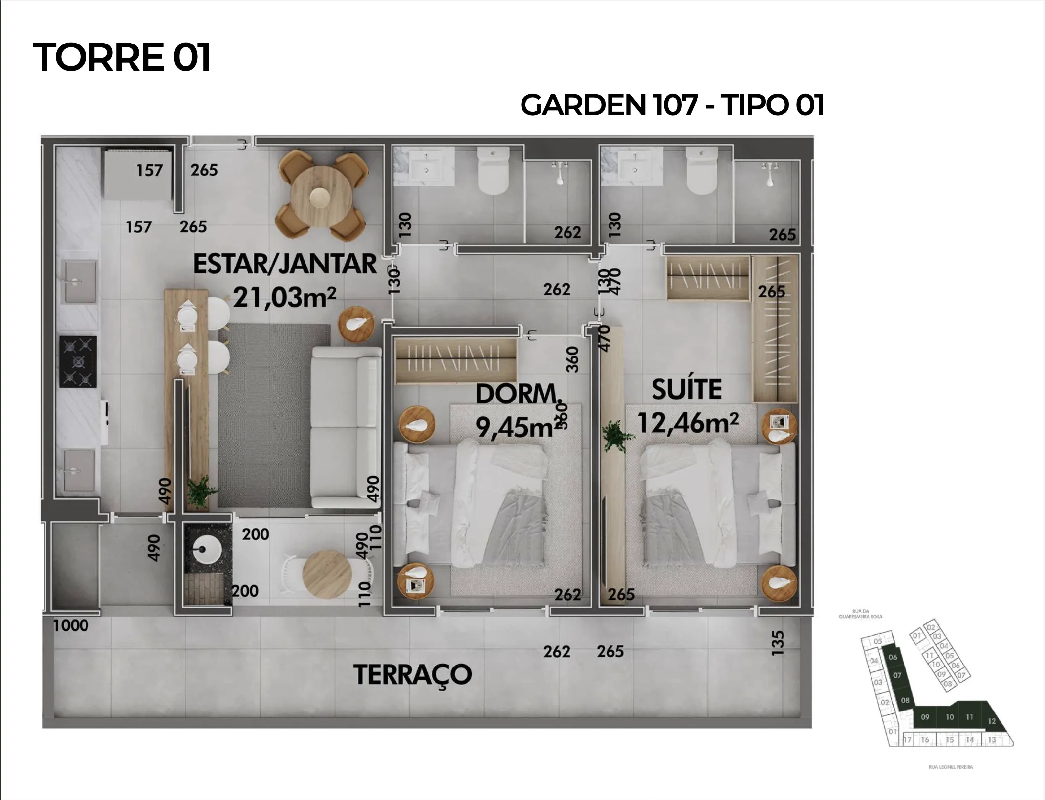 Adore I Level Up: Premium Apartments in Cachoeira do Bom Jesus