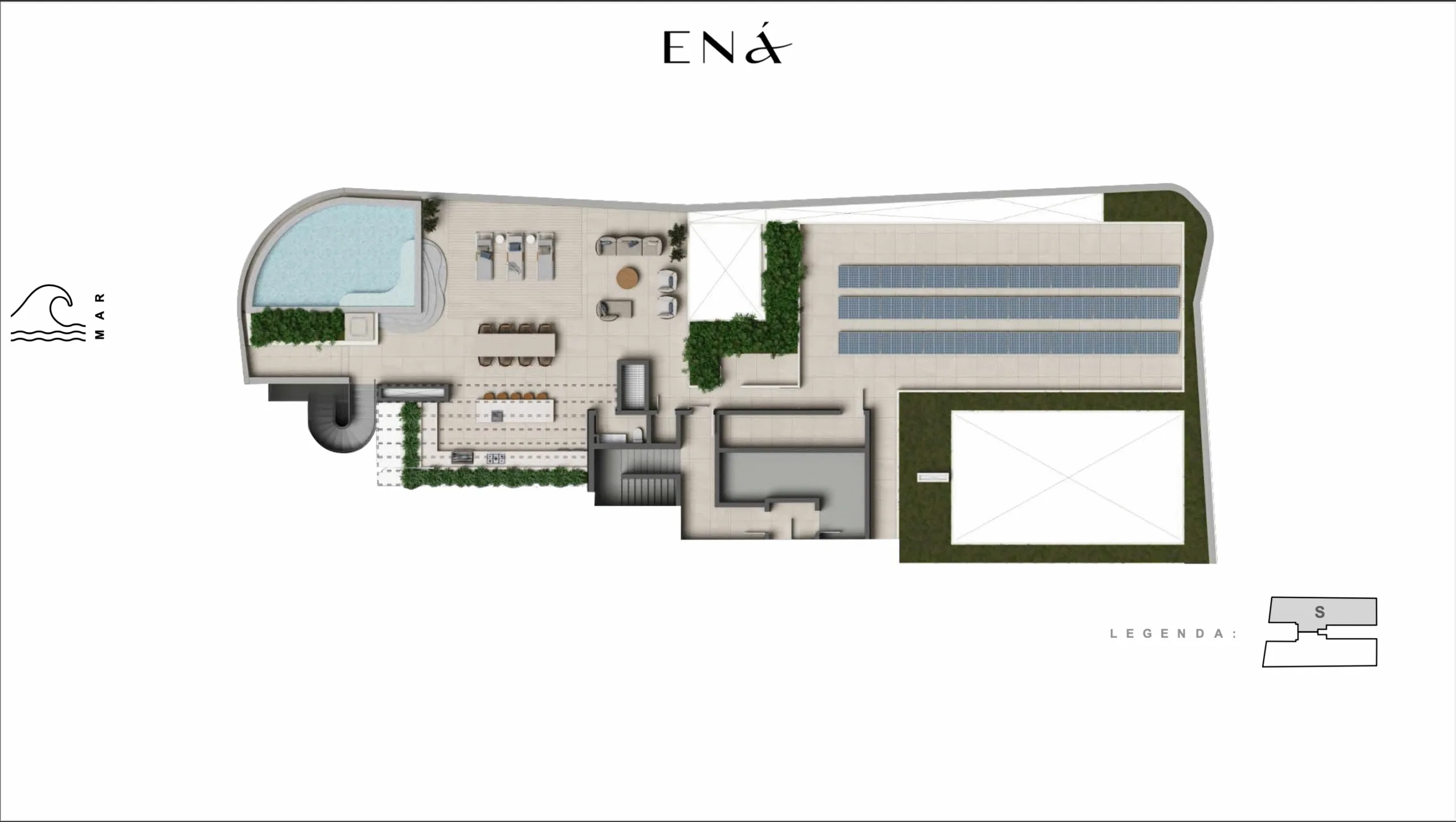 Éna: Ultra-Luxury Penthouse with Private Pool in Praia do Estaleiro