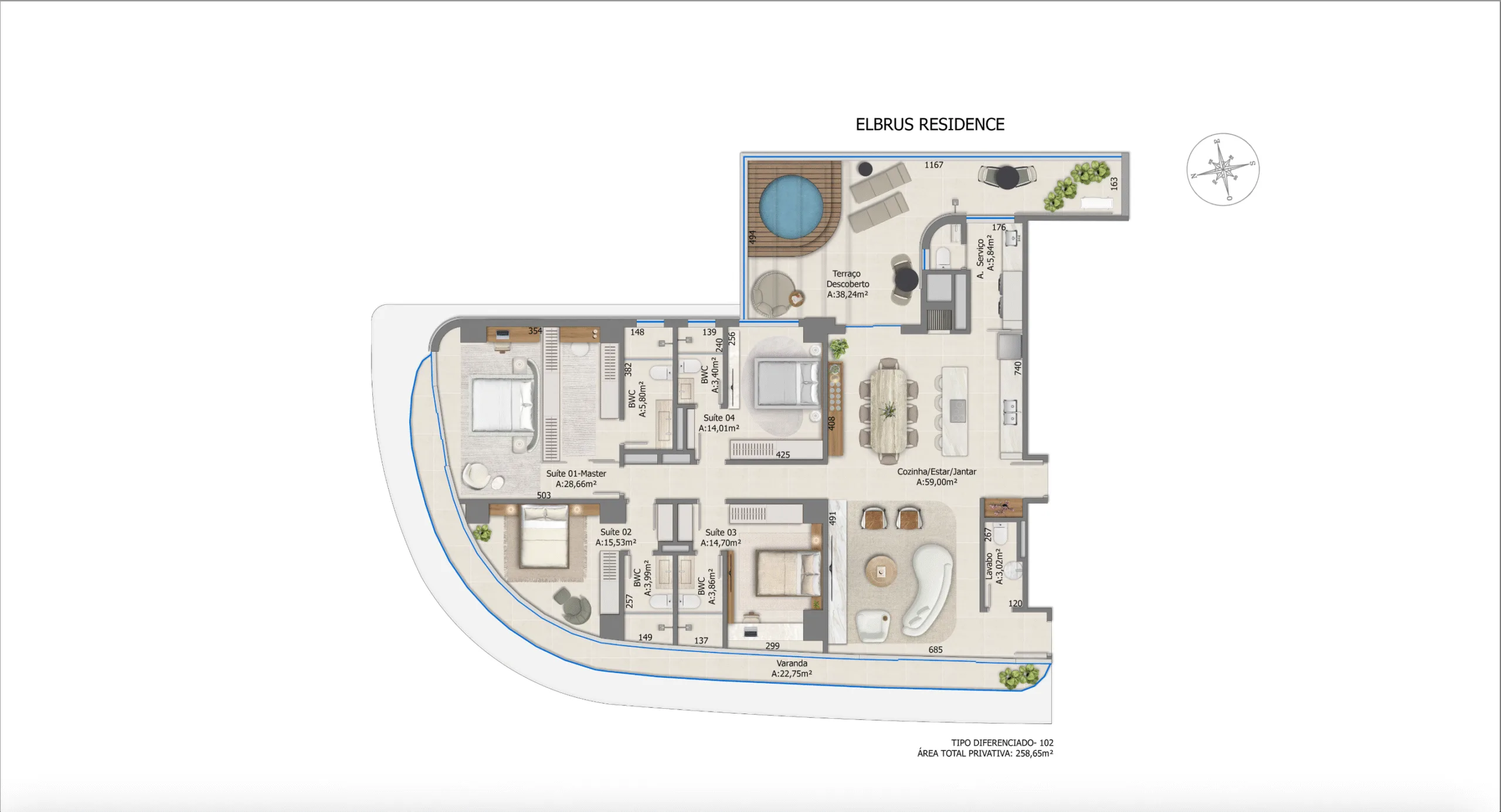 Elbrus by Cechinel: Luxury Penthouse in Balneário Camboriú