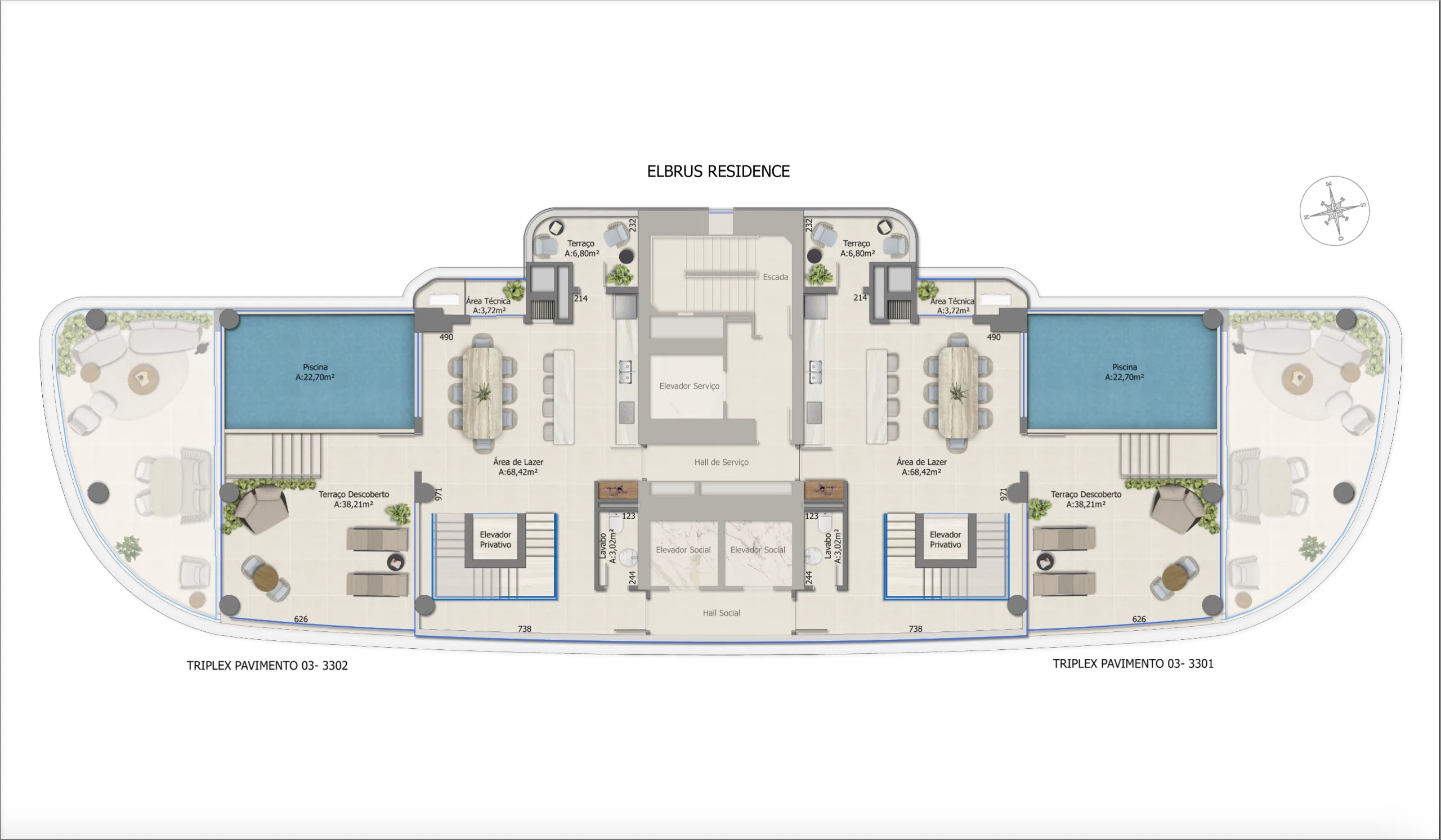 Elbrus by Cechinel: Luxury Penthouse in Balneário Camboriú