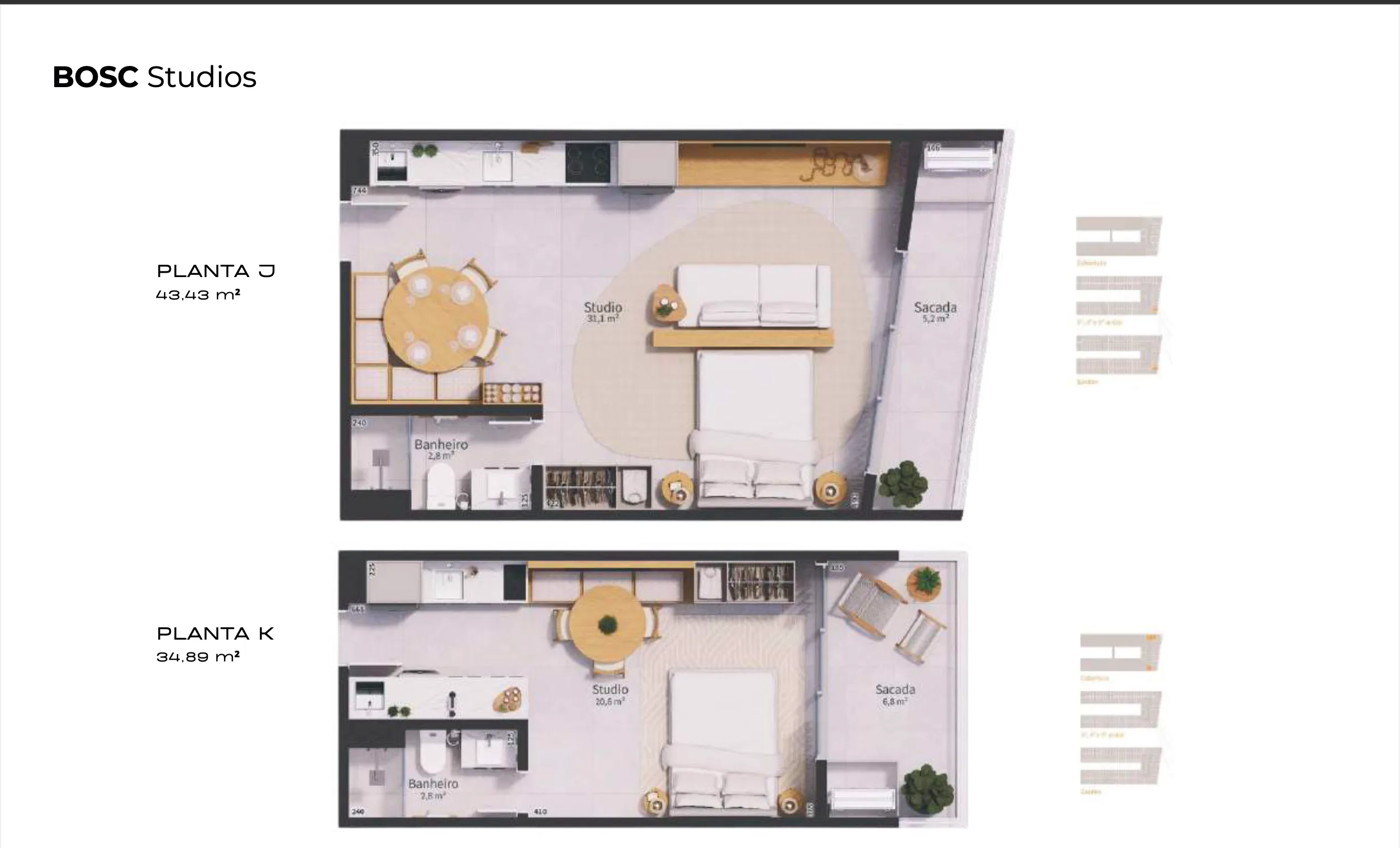 BOSC Ecovillage: Contemporary Studio in Florianópolis