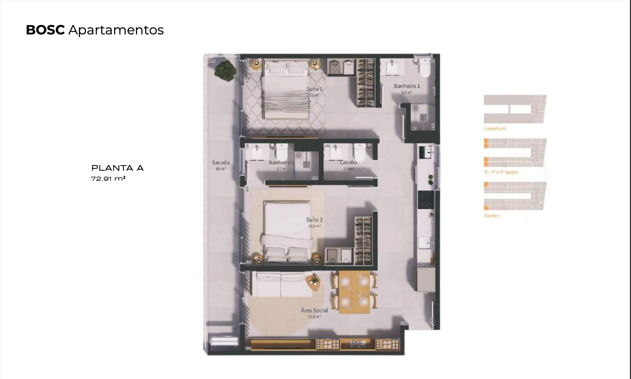 BOSC Ecovillage: Contemporary Studio in Florianópolis