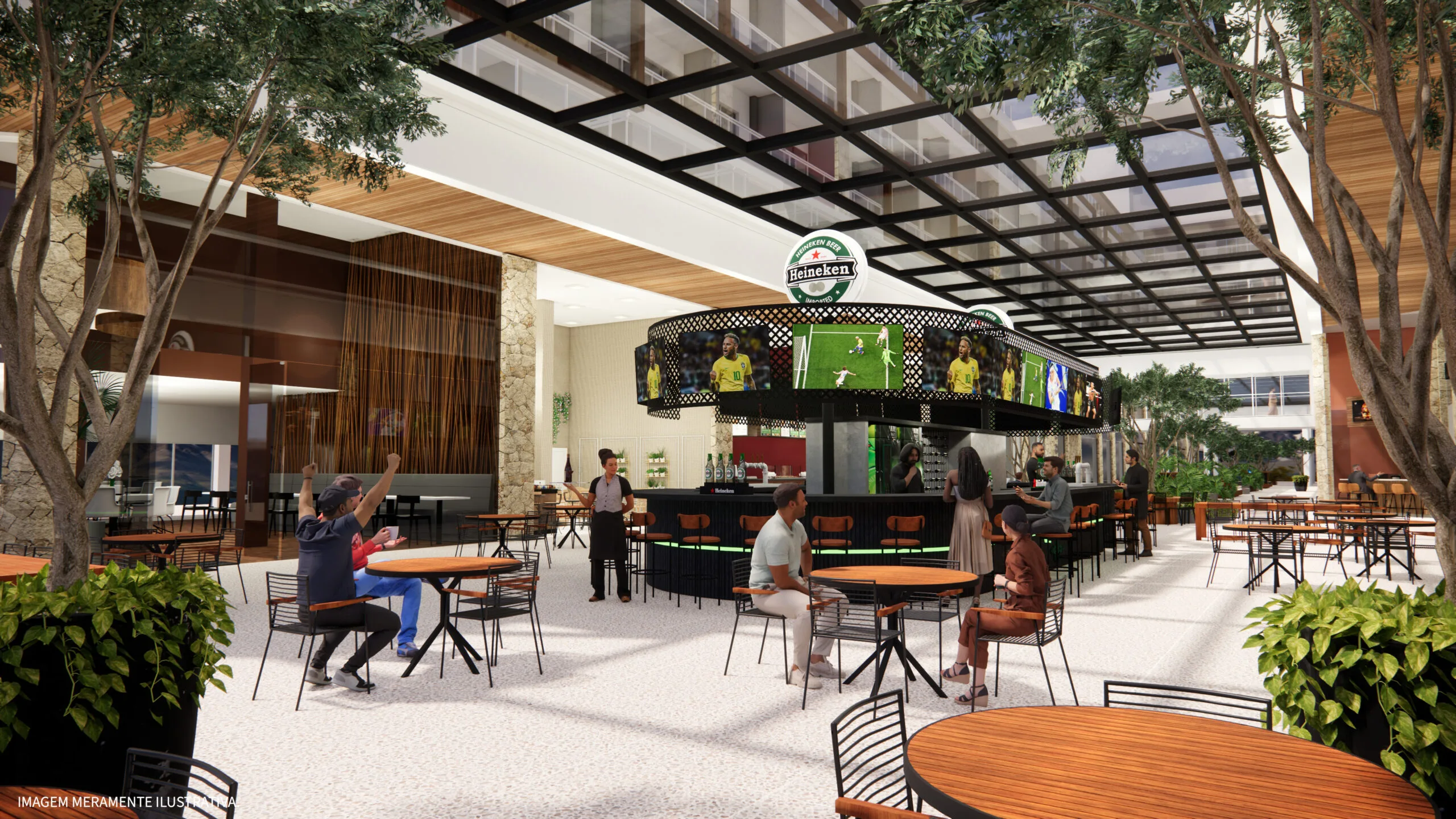 BOSC Ecovillage: Contemporary Studio in Saco Grande