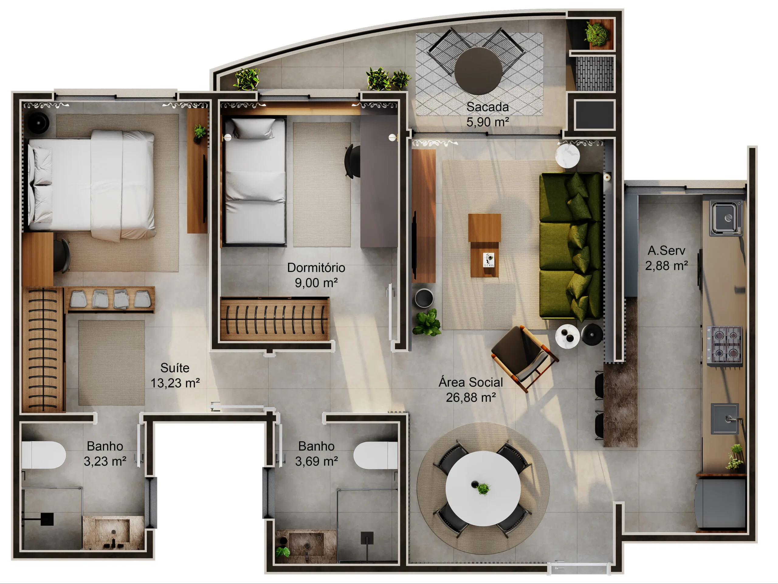 Premium House with Rooftop Gourmet Lounge in Florianópolis