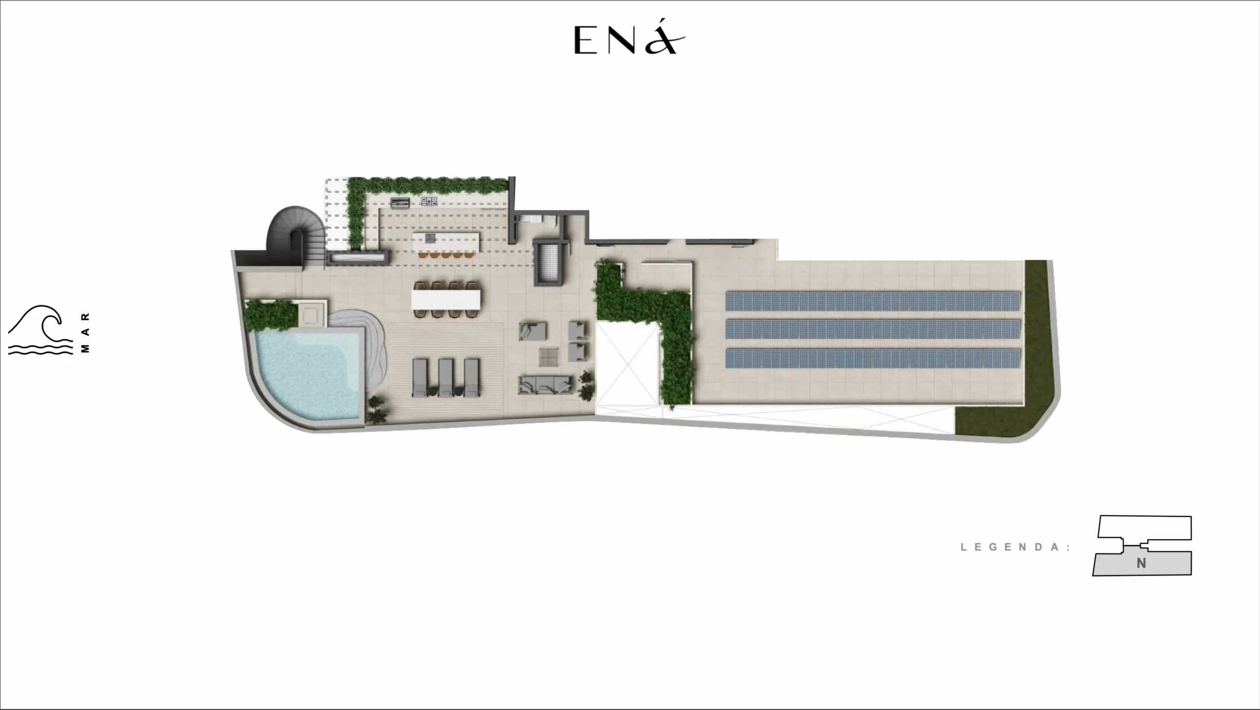 Éna: Ultra-Luxuriöse Apartments in Praia do Estaleiro