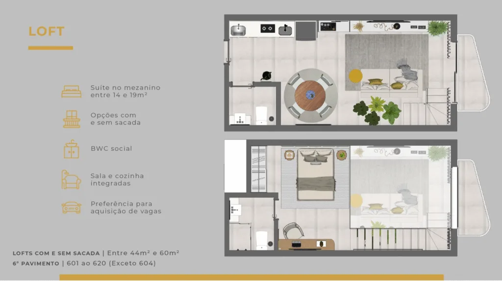 Santa 4: Contemporary Studios in Santa Monica - Florianópolis - Image 22 | Rocks Investments
