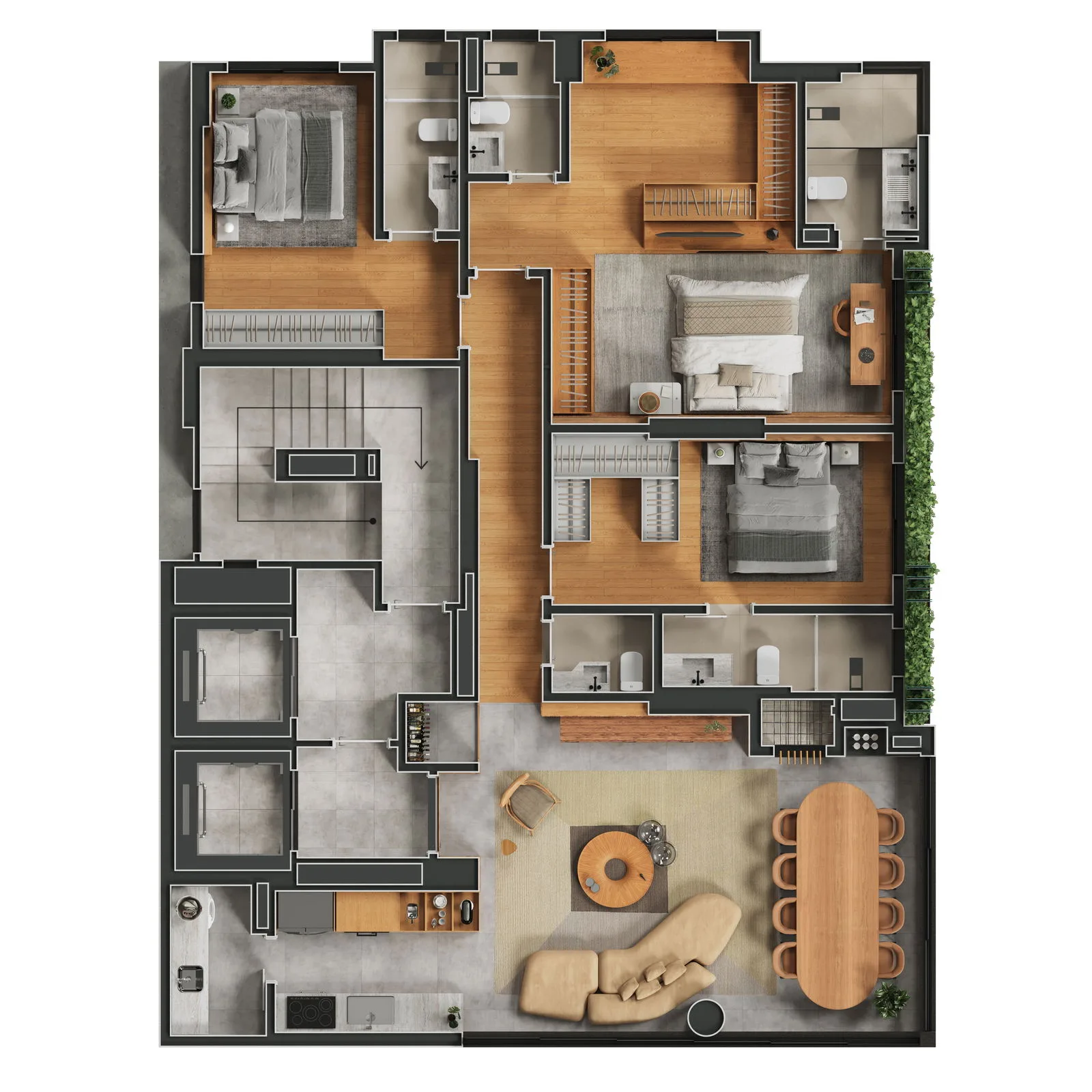 143 Mayfair: Luxury Oceanview Residence in Itapema