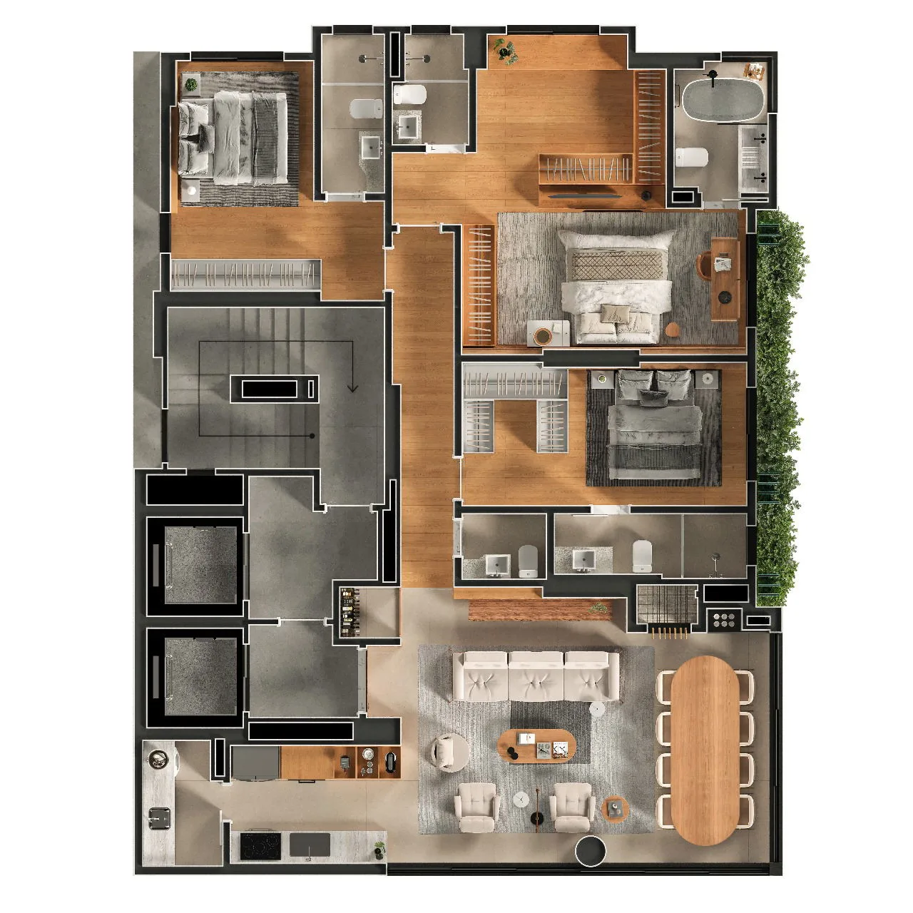 143 Mayfair: Luxury Oceanview Residence in Itapema