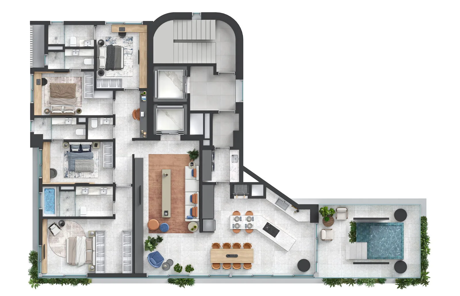 Vitreo 271: Luxury House with Private Pool in Itapema