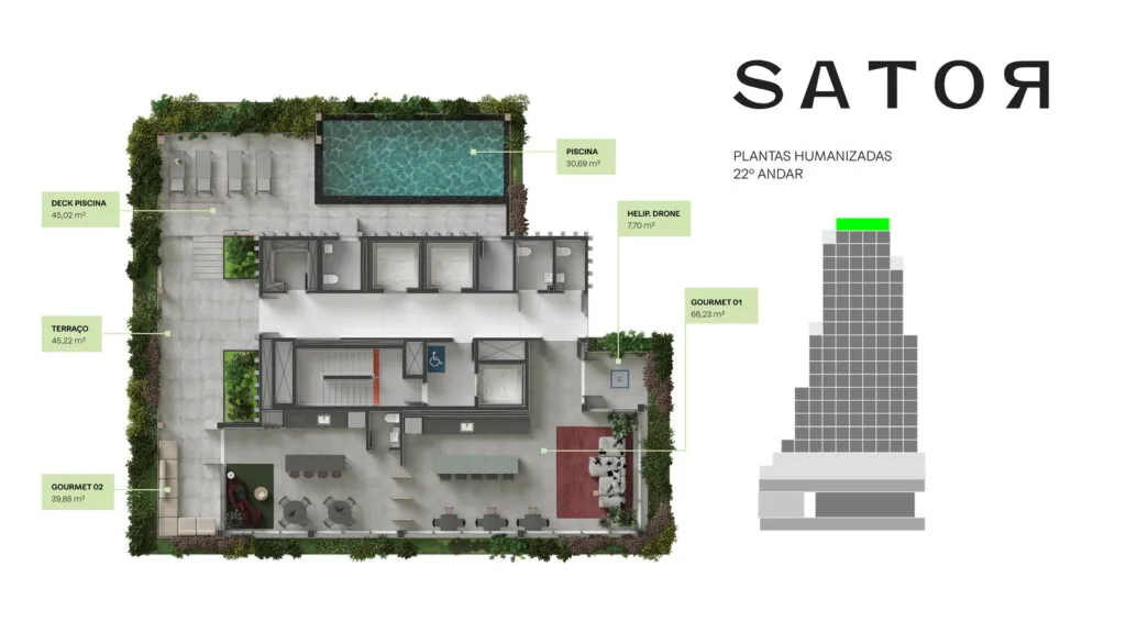 TENET by ZAH: Premium House in Itapema - Itapema - Floor Plan 1 | Rocks Investments