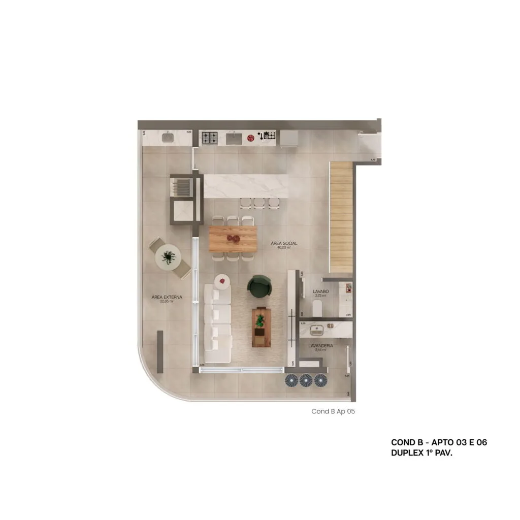 Lagom Perequê: Premium Penthouse in Porto Belo - Porto Belo - Floor Plan 1 | Rocks Investments