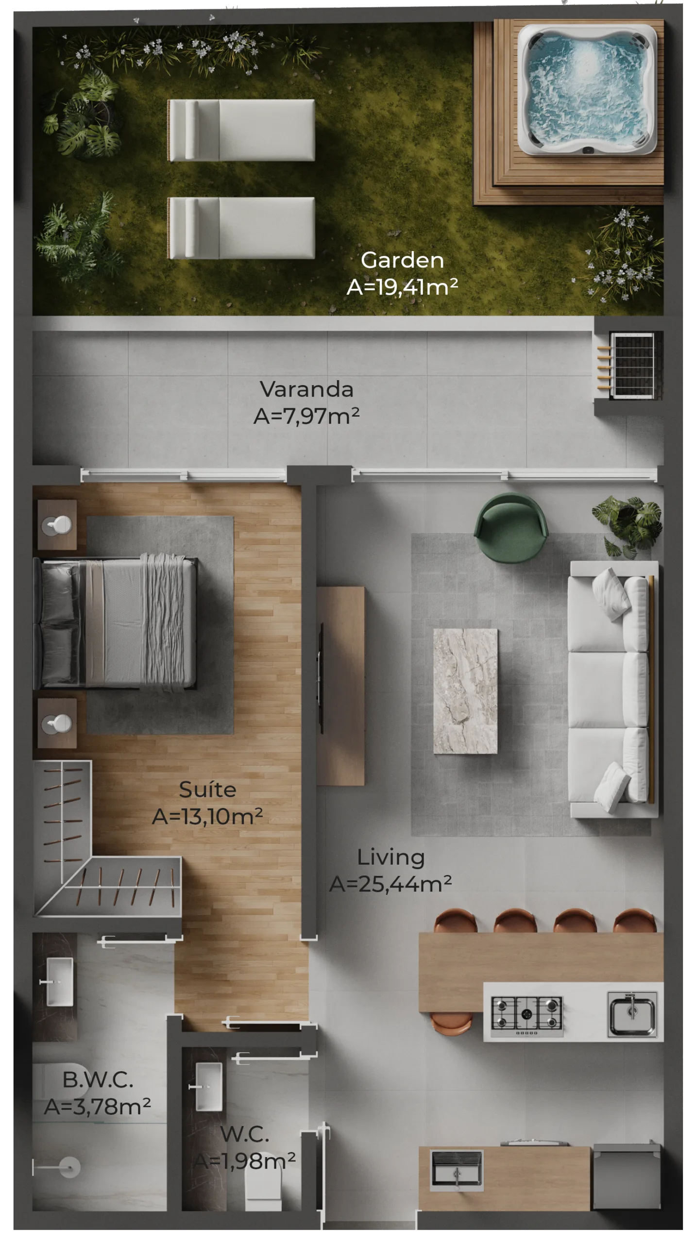 Oazy Santo Antônio: Premium Studio in Florianópolis