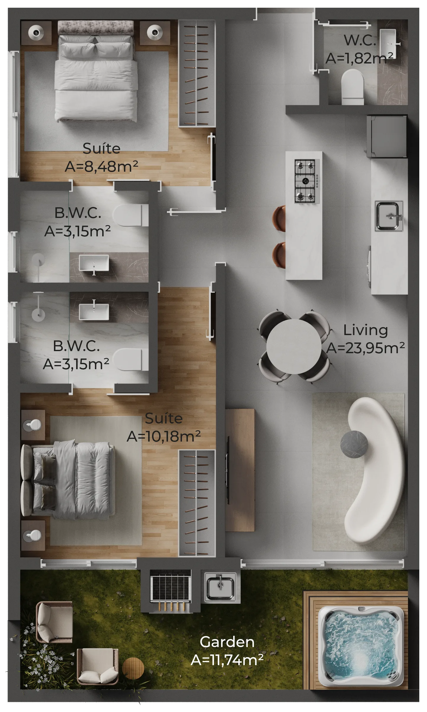 Oazy Santo Antônio: Premium Studio in Florianópolis