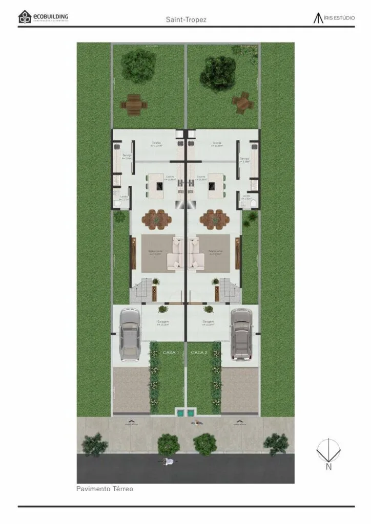 Saint Tropez Eco Residence: Premium House with Private Garden in Florianópolis