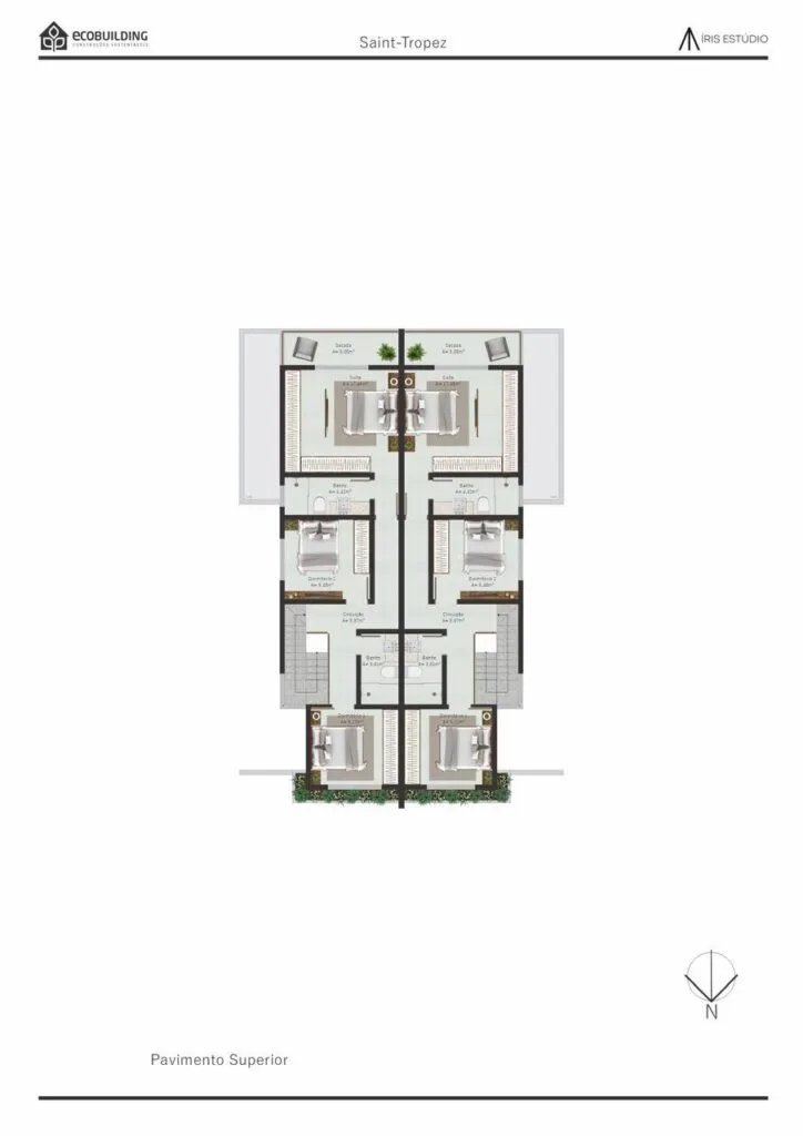 Saint Tropez Eco Residence: Premium House with Private Garden in Florianópolis