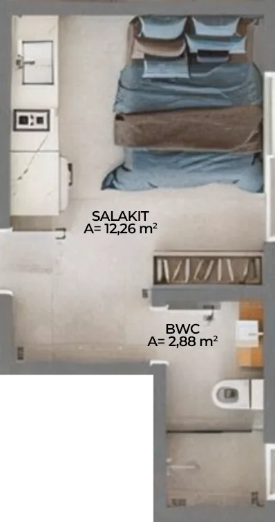 Cidadez Smart Living: Contemporary Studio in Campinas