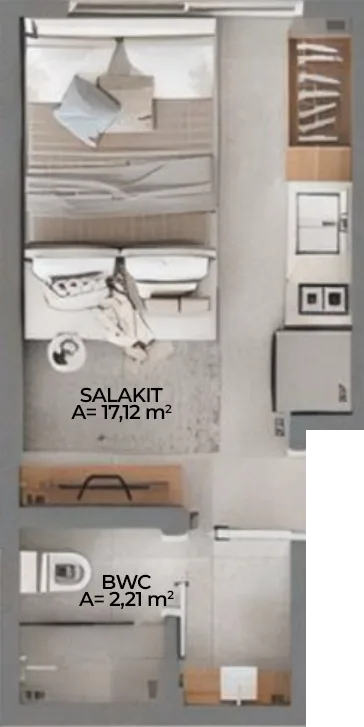 Cidadez Smart Living: Contemporary Studio in Campinas