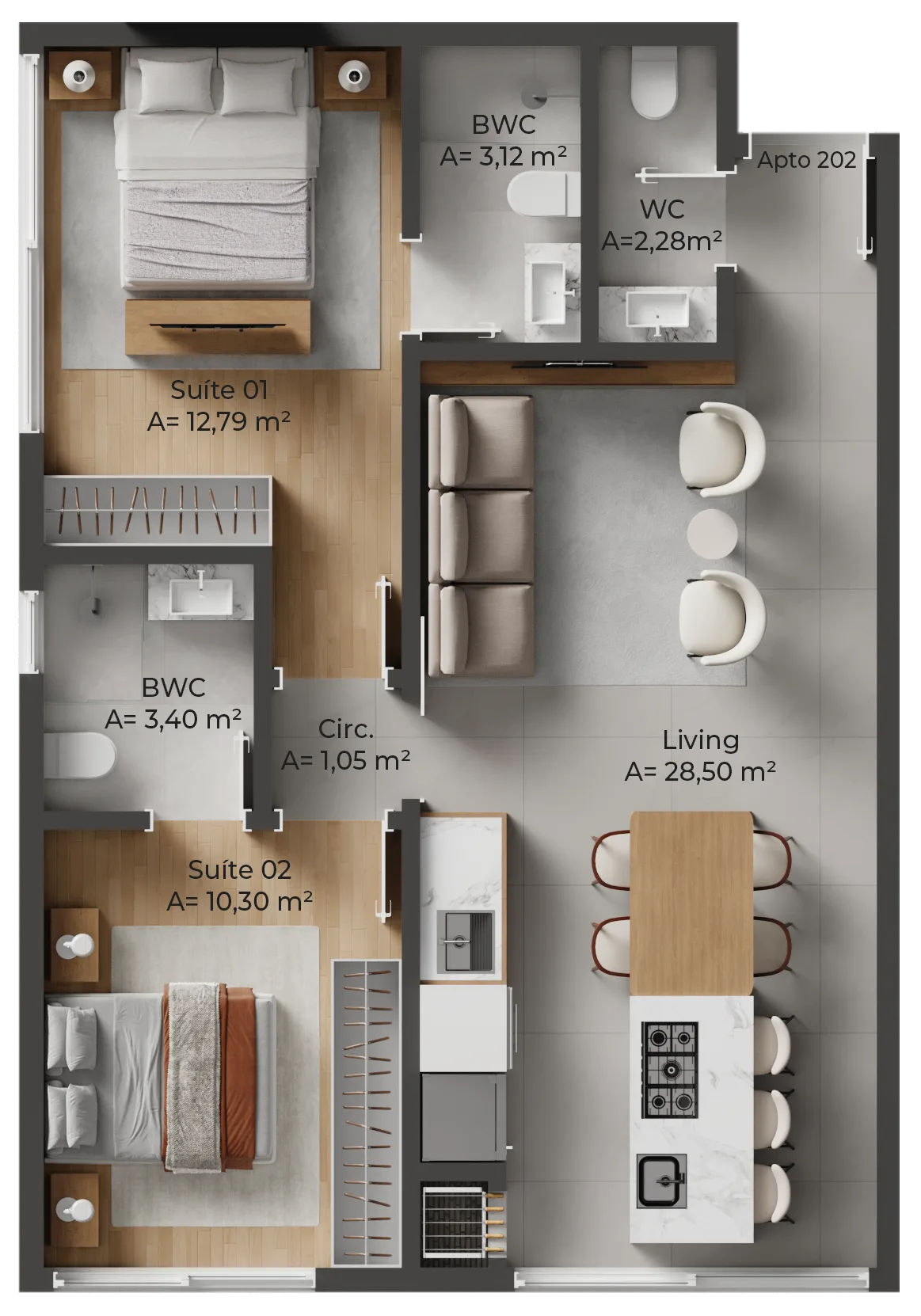 Allameda Santo Antônio: Contemporary Studios Florianópolis