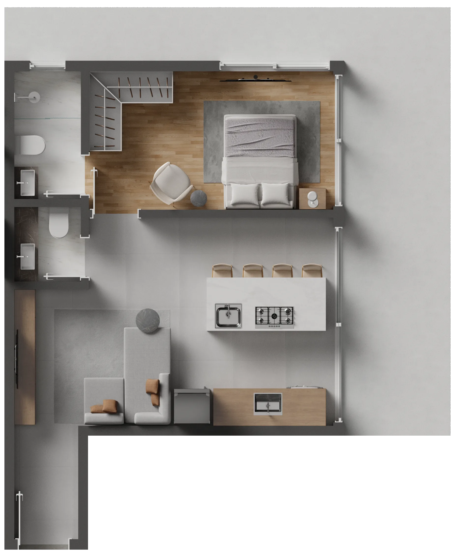 Oazy Santo Antônio: Premium Studio in Santo Antônio de Lisboa