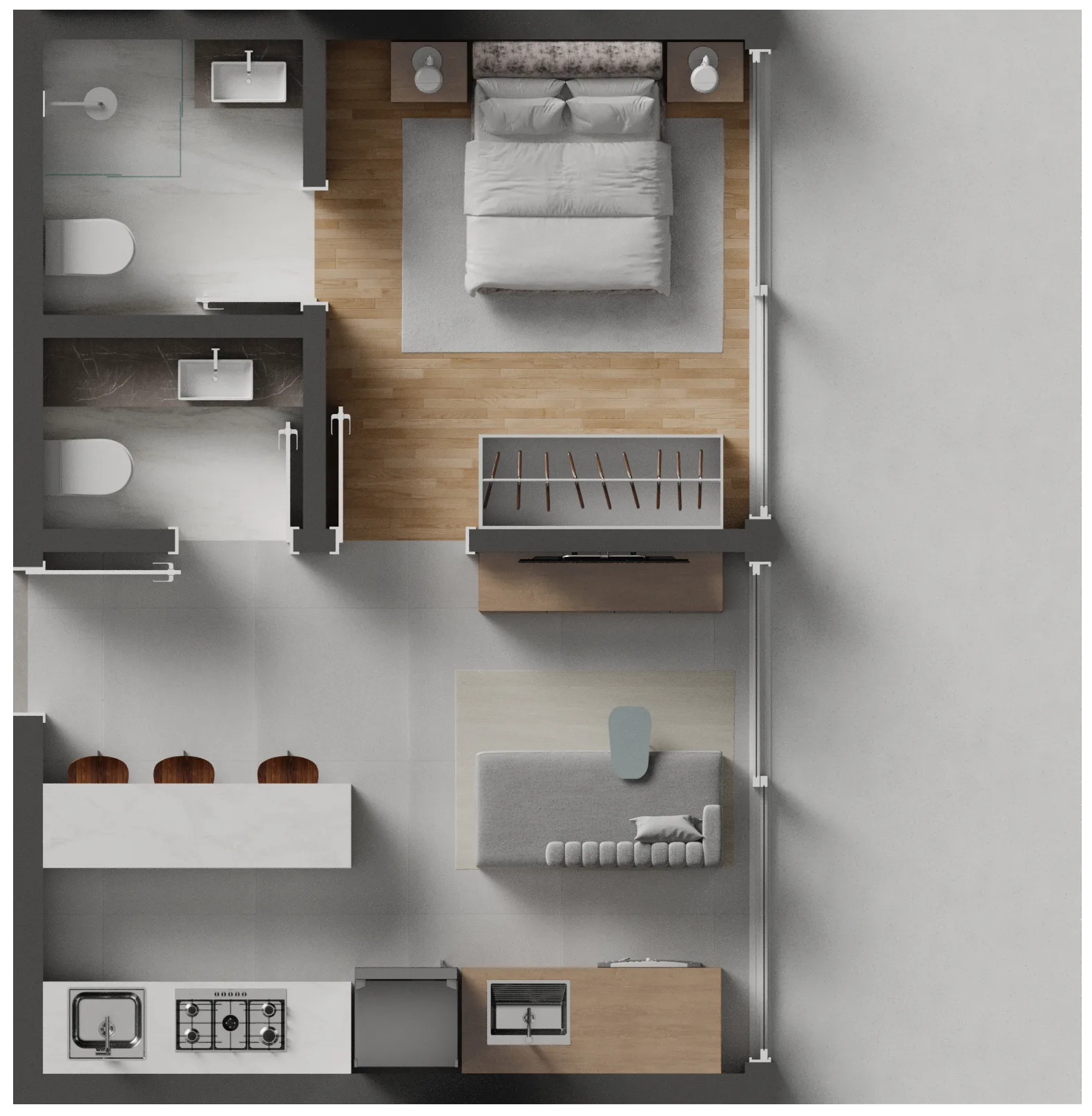 Oazy Santo Antônio: Premium Studio in Santo Antônio de Lisboa