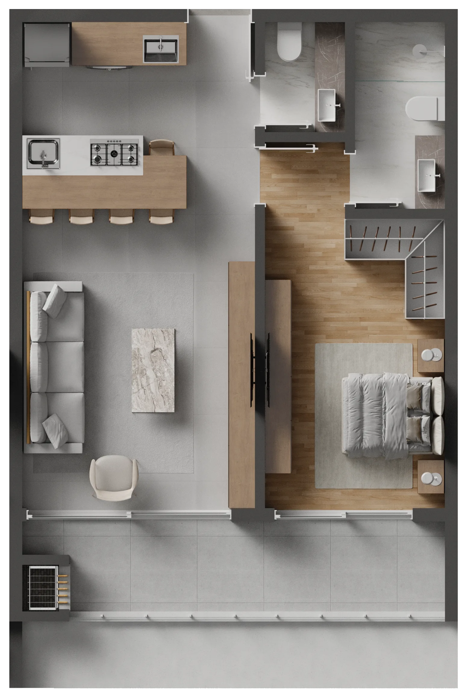 Oazy Santo Antônio: Premium Studio in Santo Antônio de Lisboa