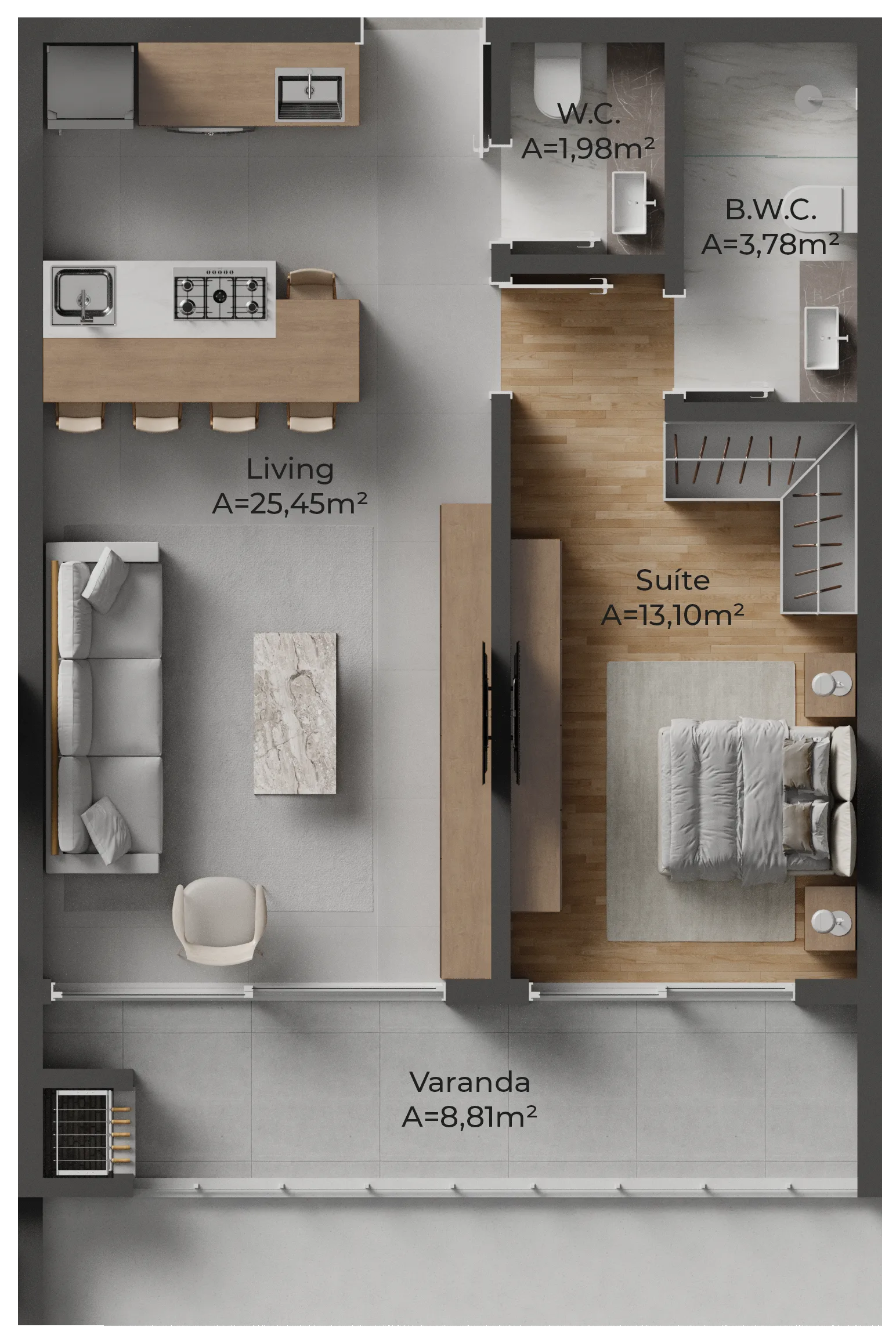 Oazy Santo Antônio: Premium Studio in Santo Antônio de Lisboa