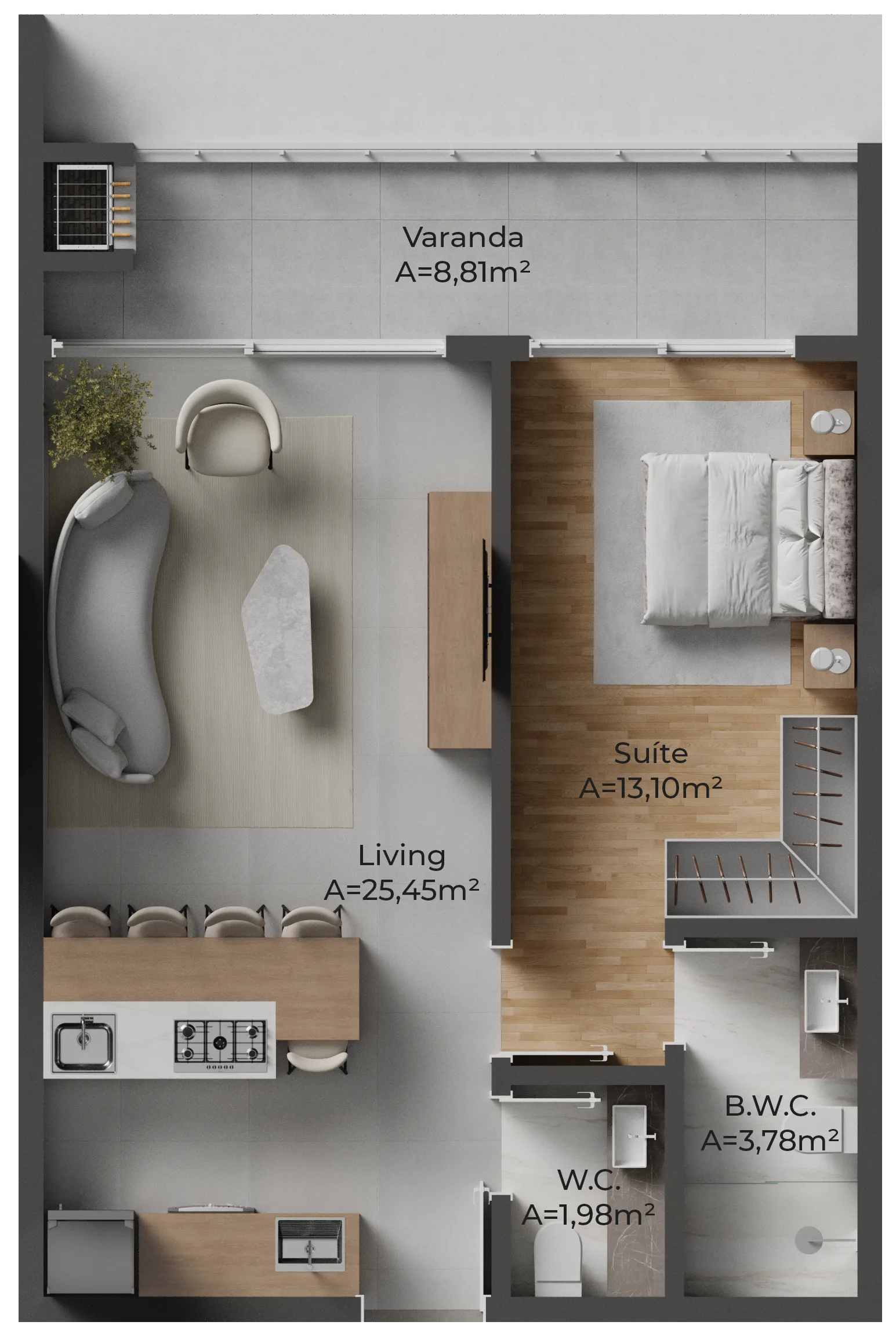 Oazy Santo Antônio: Premium Studio in Santo Antônio de Lisboa