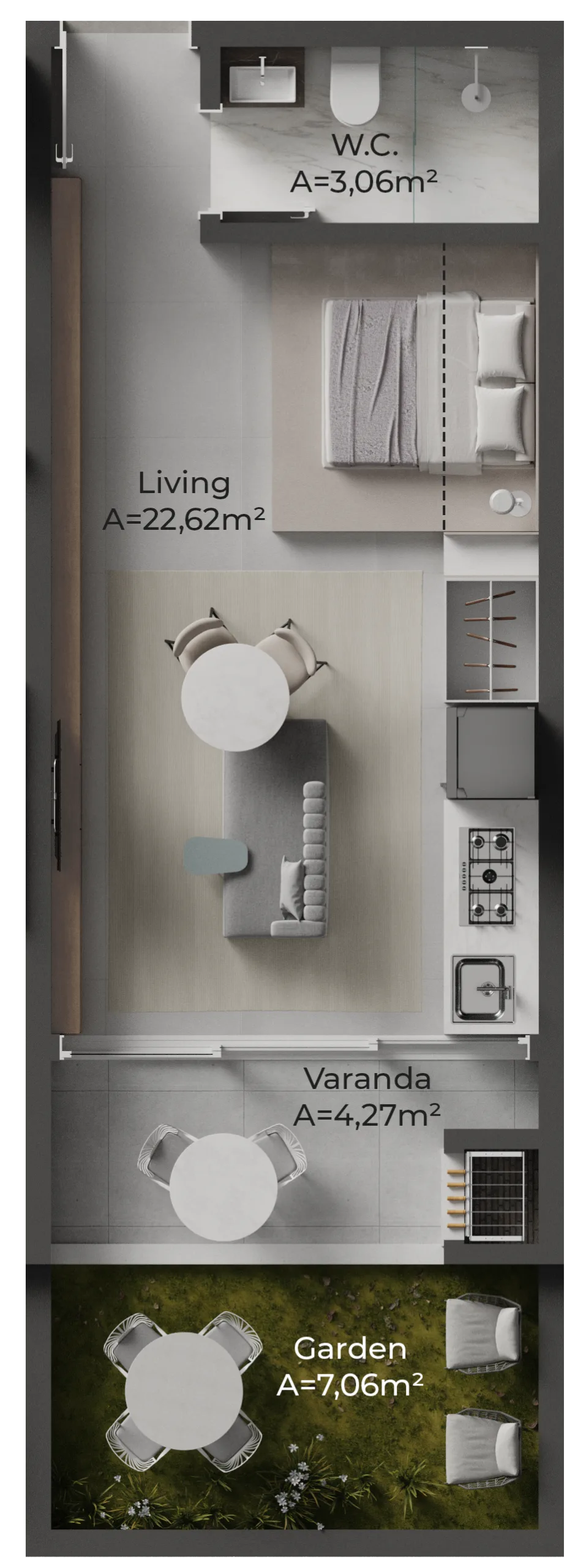 Oazy Santo Antônio: Premium Studio in Santo Antônio de Lisboa