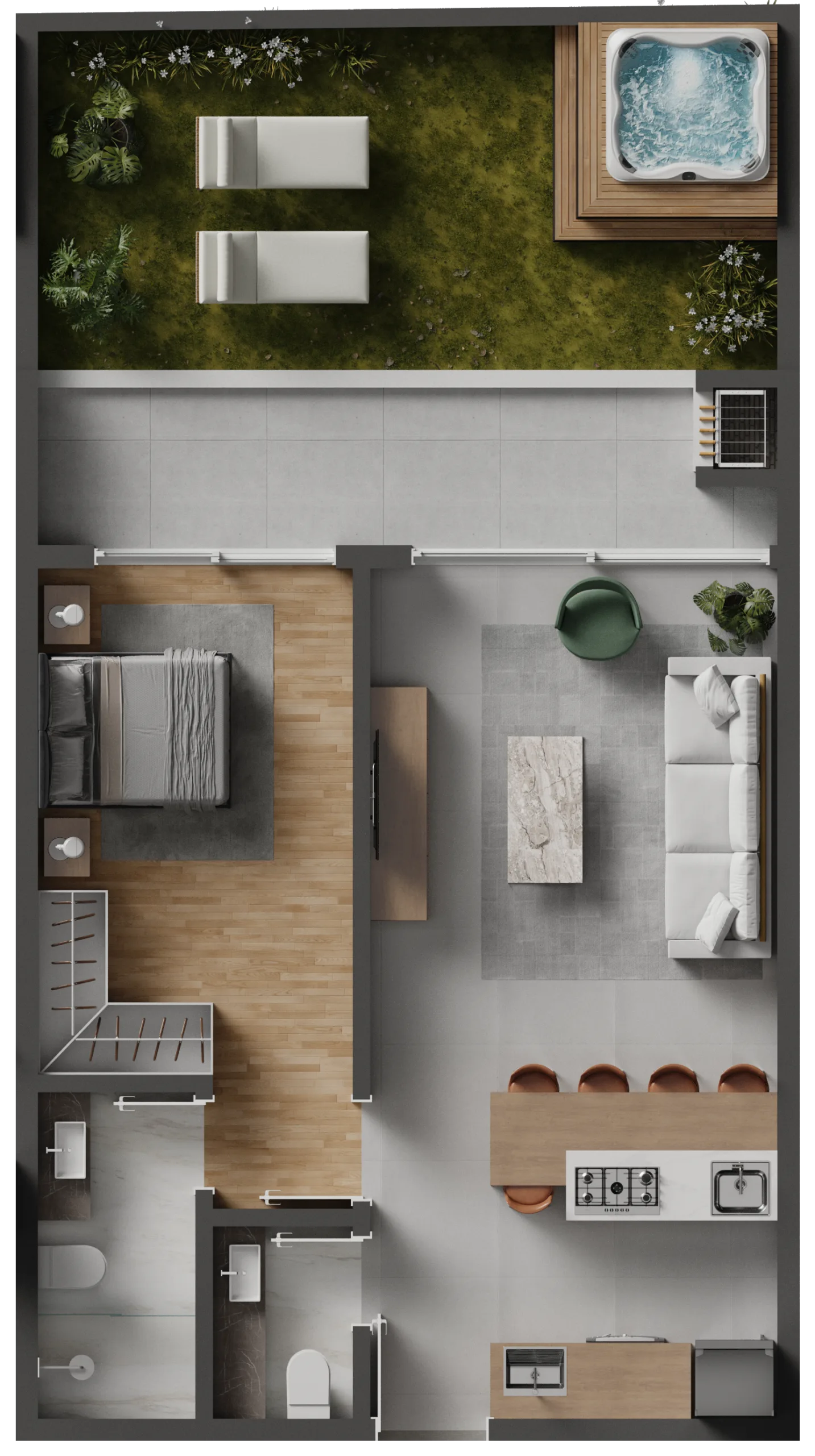 Oazy Santo Antônio: Premium Studio in Santo Antônio de Lisboa