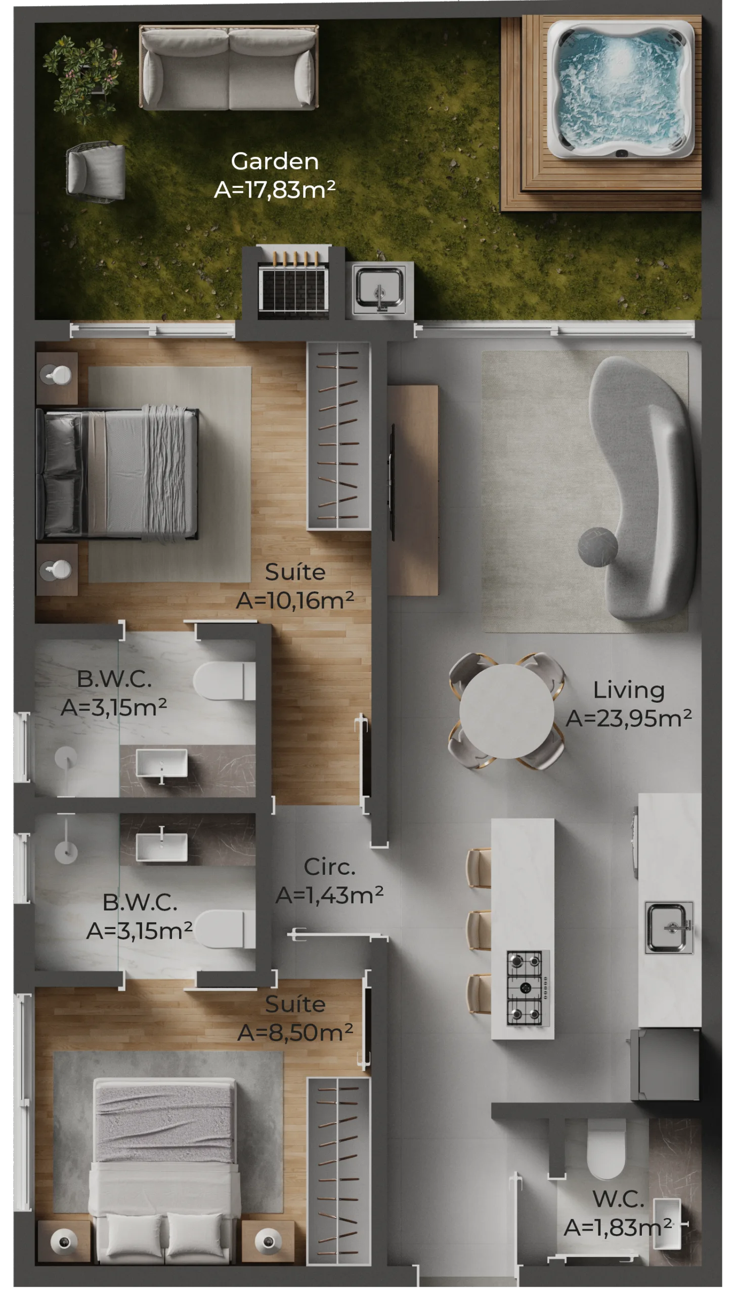 Oazy Santo Antônio: Premium Studio in Santo Antônio de Lisboa