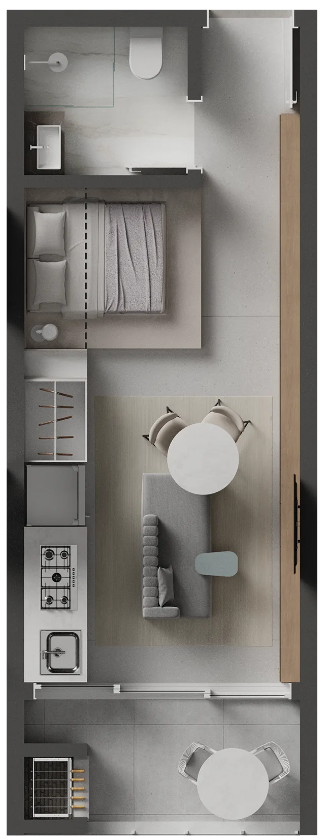 Oazy Santo Antônio: Premium Studio in Santo Antônio de Lisboa