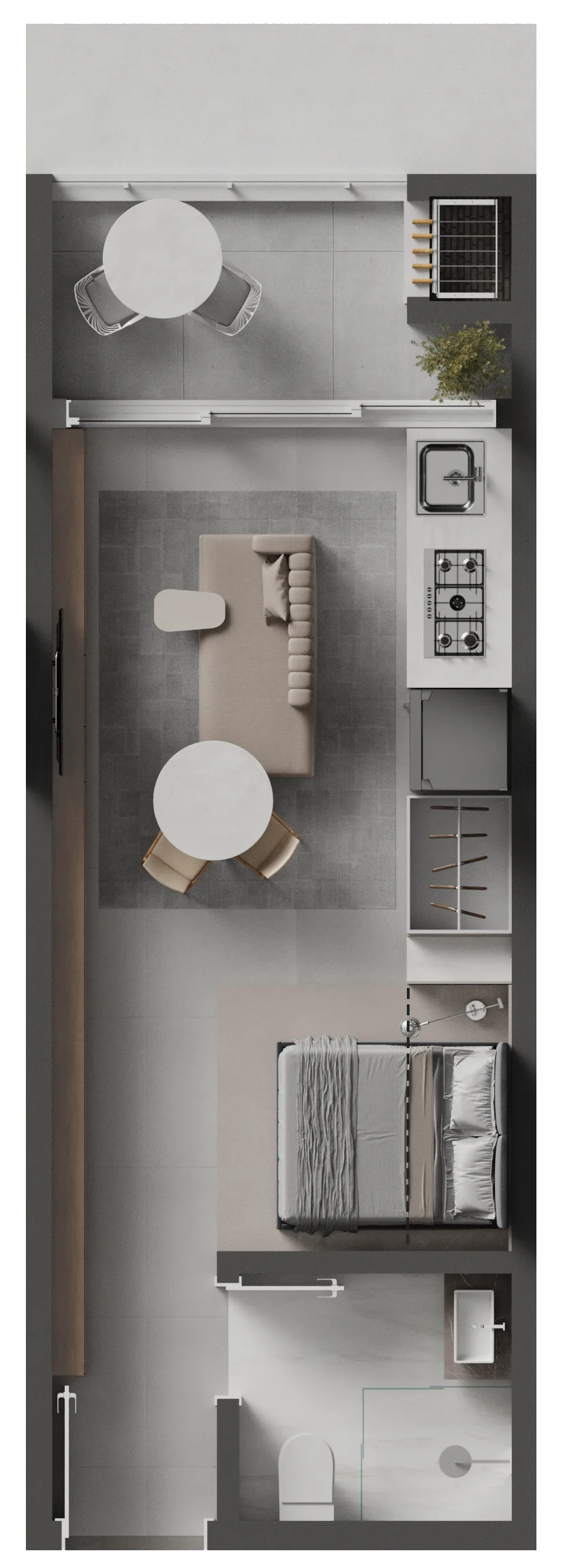 Oazy Santo Antônio: Premium Studio in Santo Antônio de Lisboa