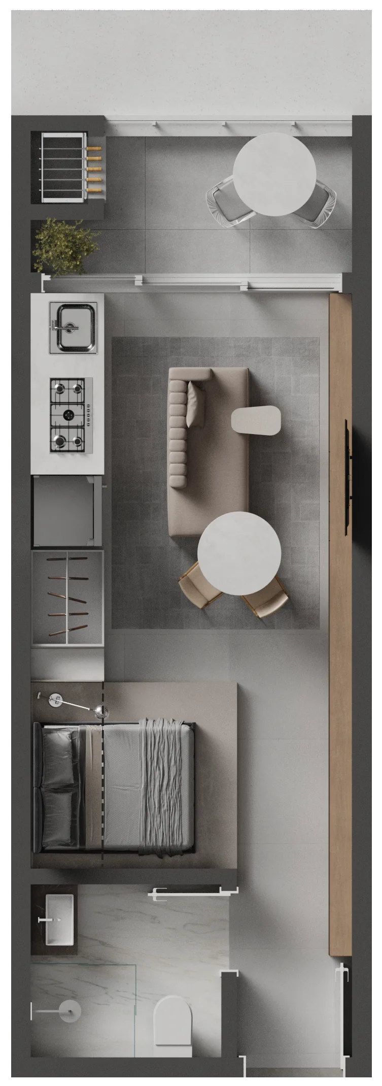 Oazy Santo Antônio: Premium Studio in Santo Antônio de Lisboa