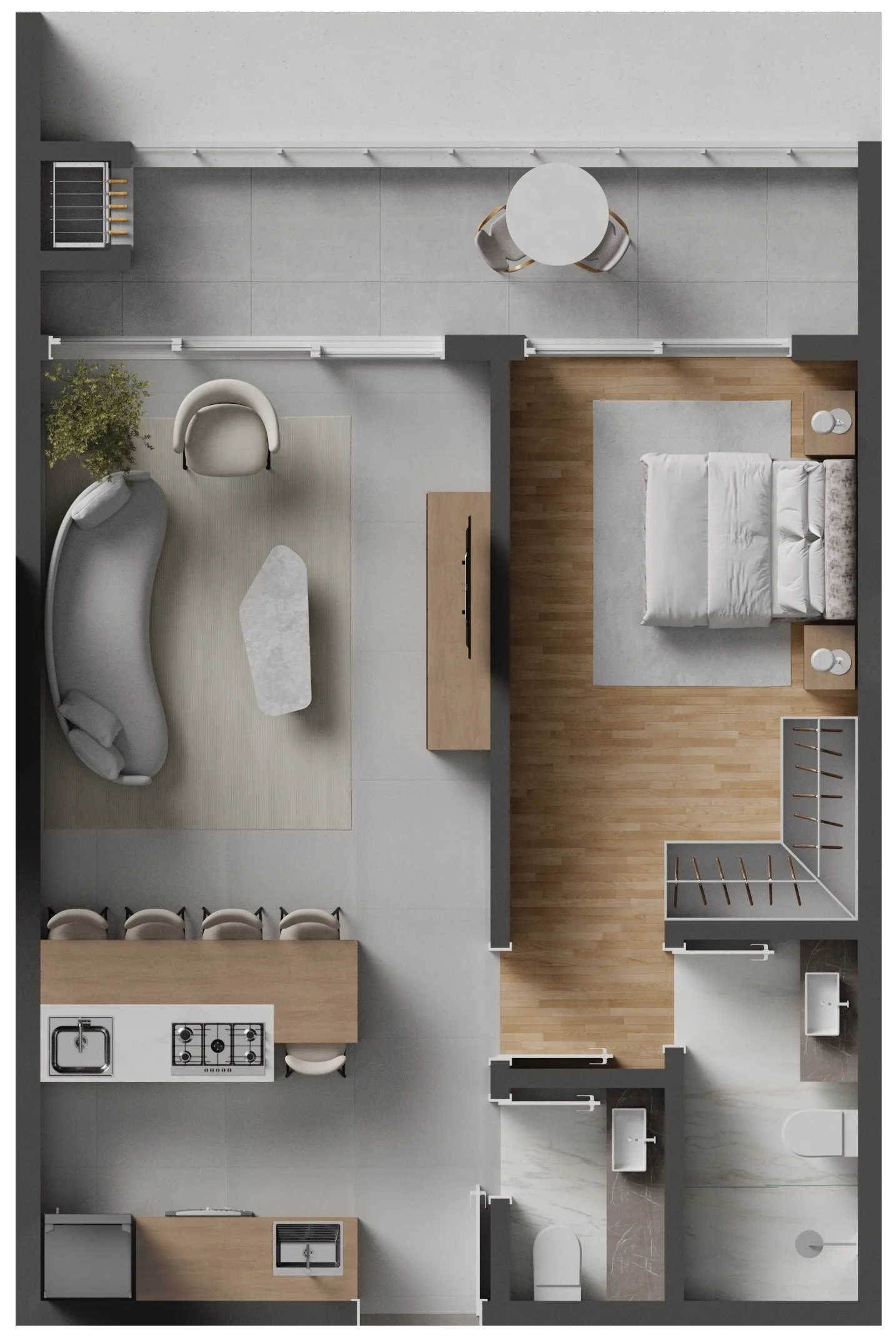 Oazy Santo Antônio: Premium Studio in Santo Antônio de Lisboa