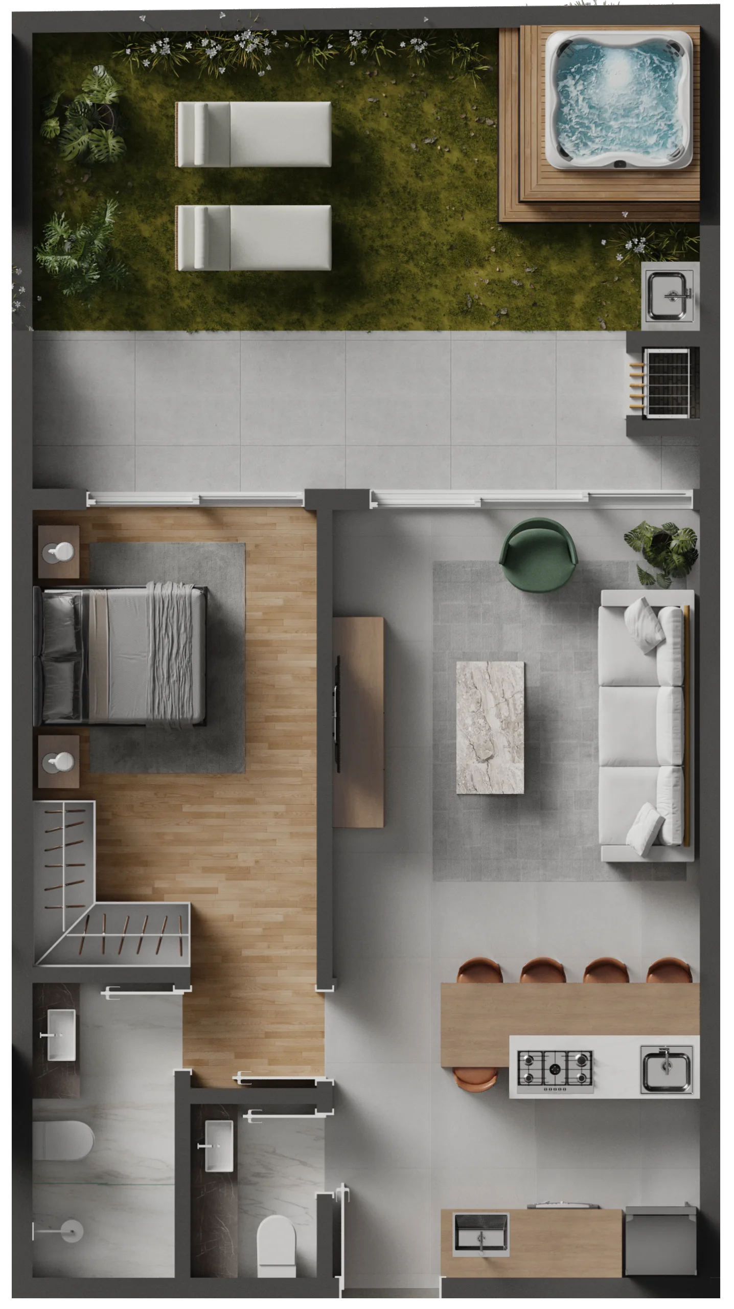 Oazy Santo Antônio: Premium Studio in Santo Antônio de Lisboa