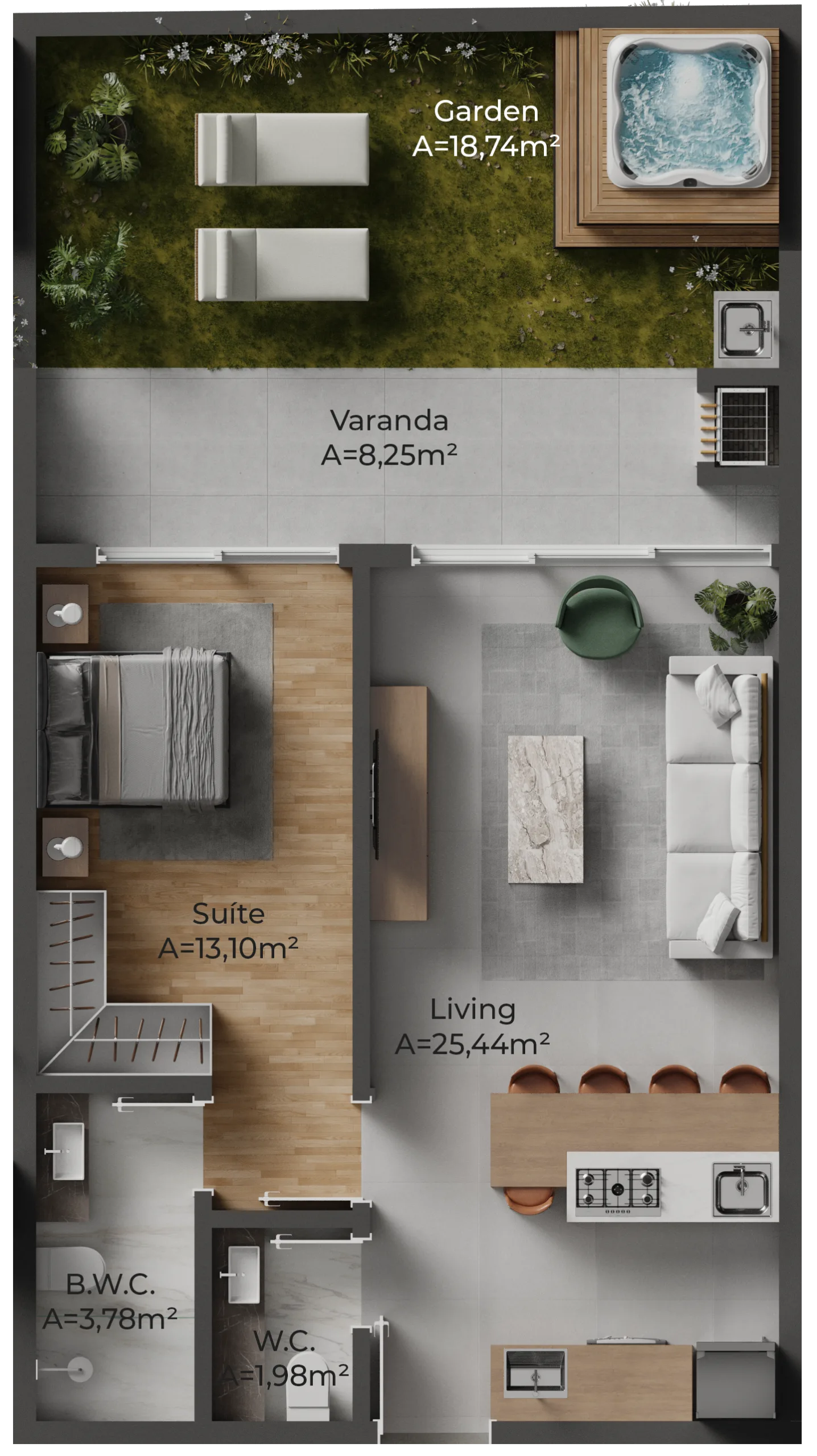 Oazy Santo Antônio: Premium Studio in Santo Antônio de Lisboa