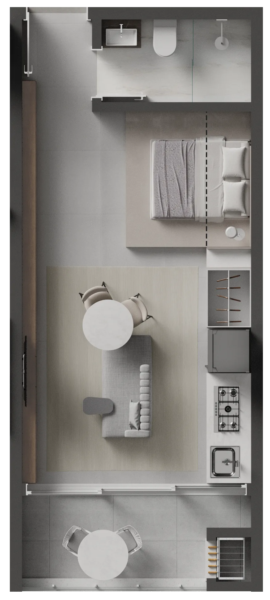 Oazy Santo Antônio: Premium Studio in Santo Antônio de Lisboa