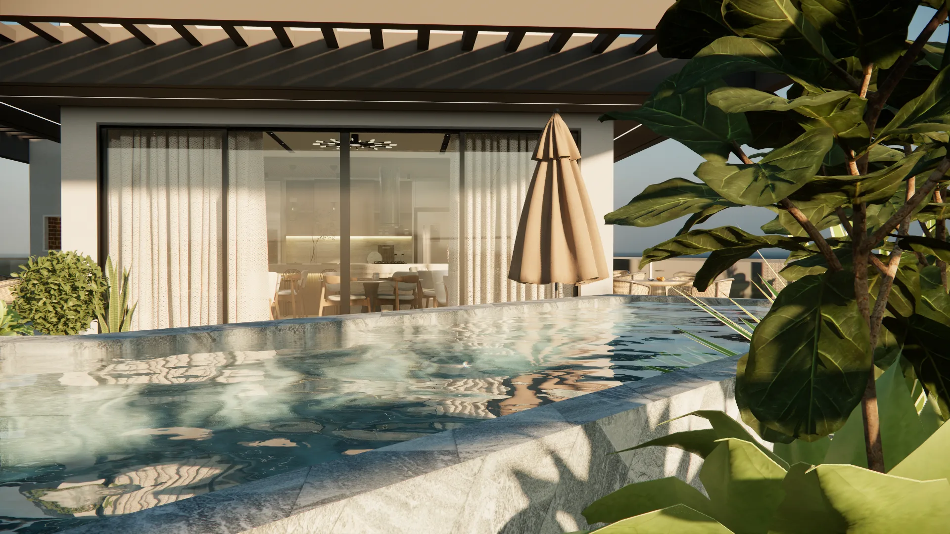 Maxxi IU: Premium Studio with Rooftop Pool in Florianópolis