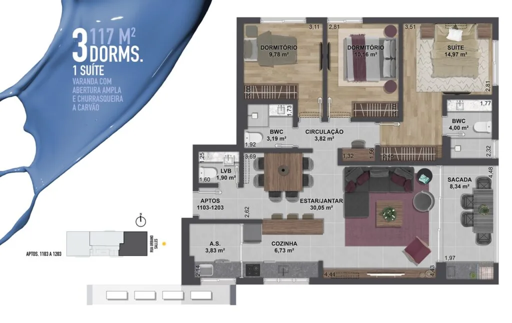 Urban Centro: Premium Residence in Florianópolis - Land in Florianópolis - Photo