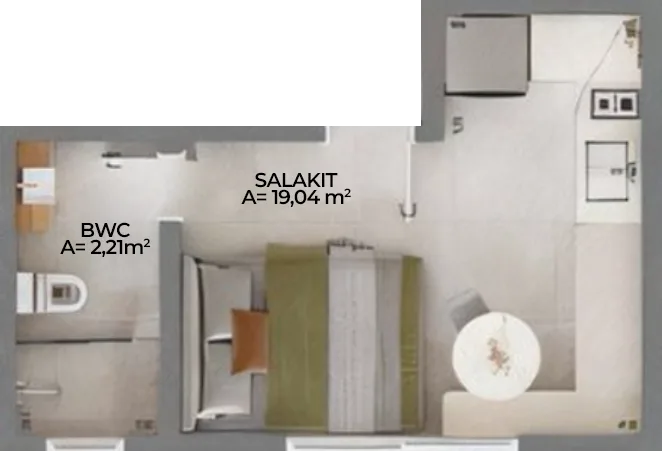 Cidadez Smart Living: Contemporary Studio in Campinas