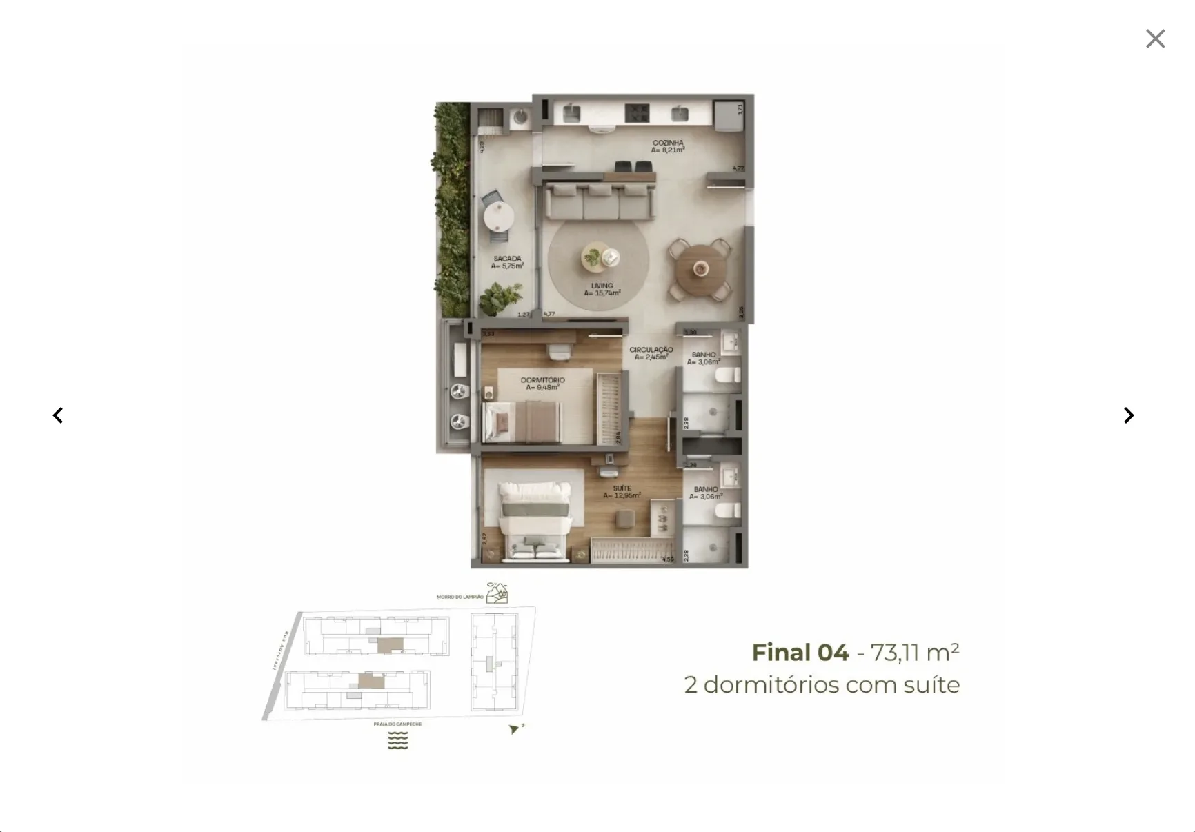 Vergê Campeche: Premium Apartment in Florianópolis