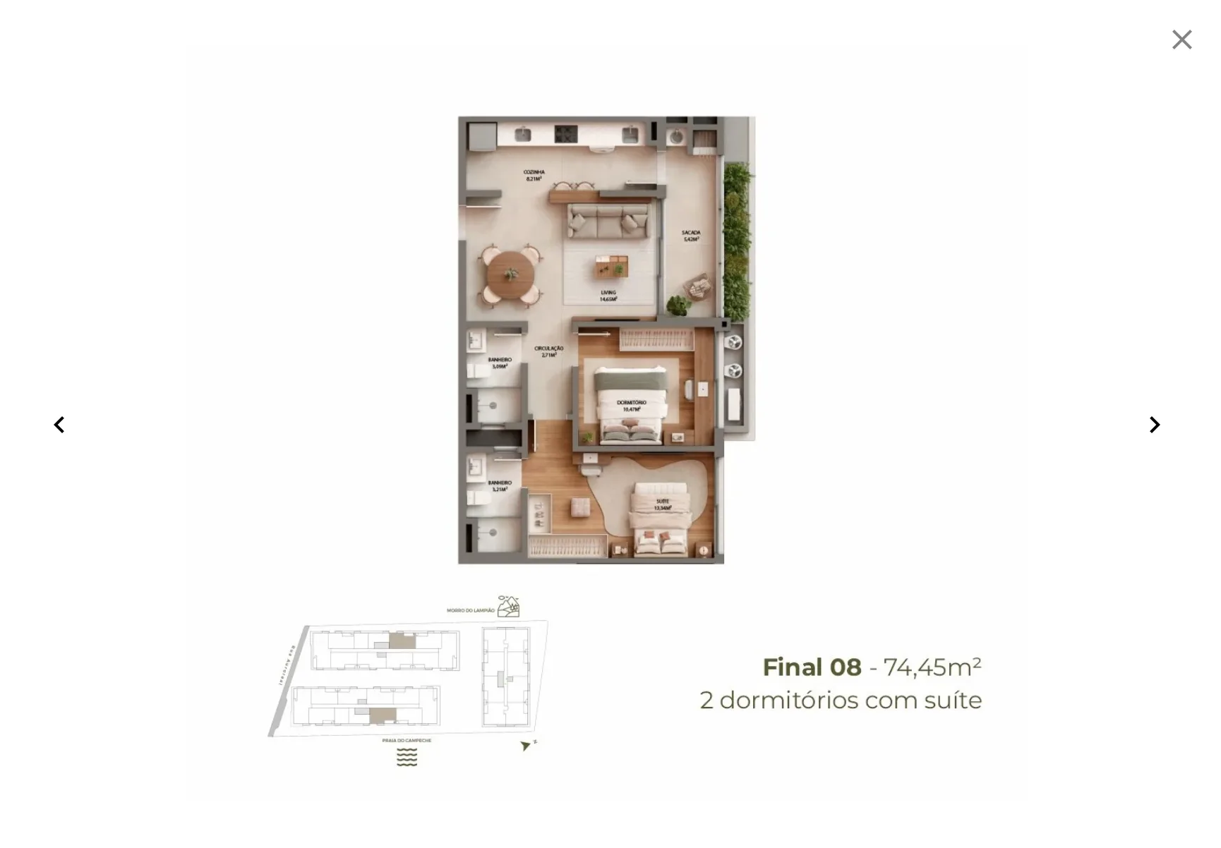 Vergê Campeche: Premium Apartment in Florianópolis