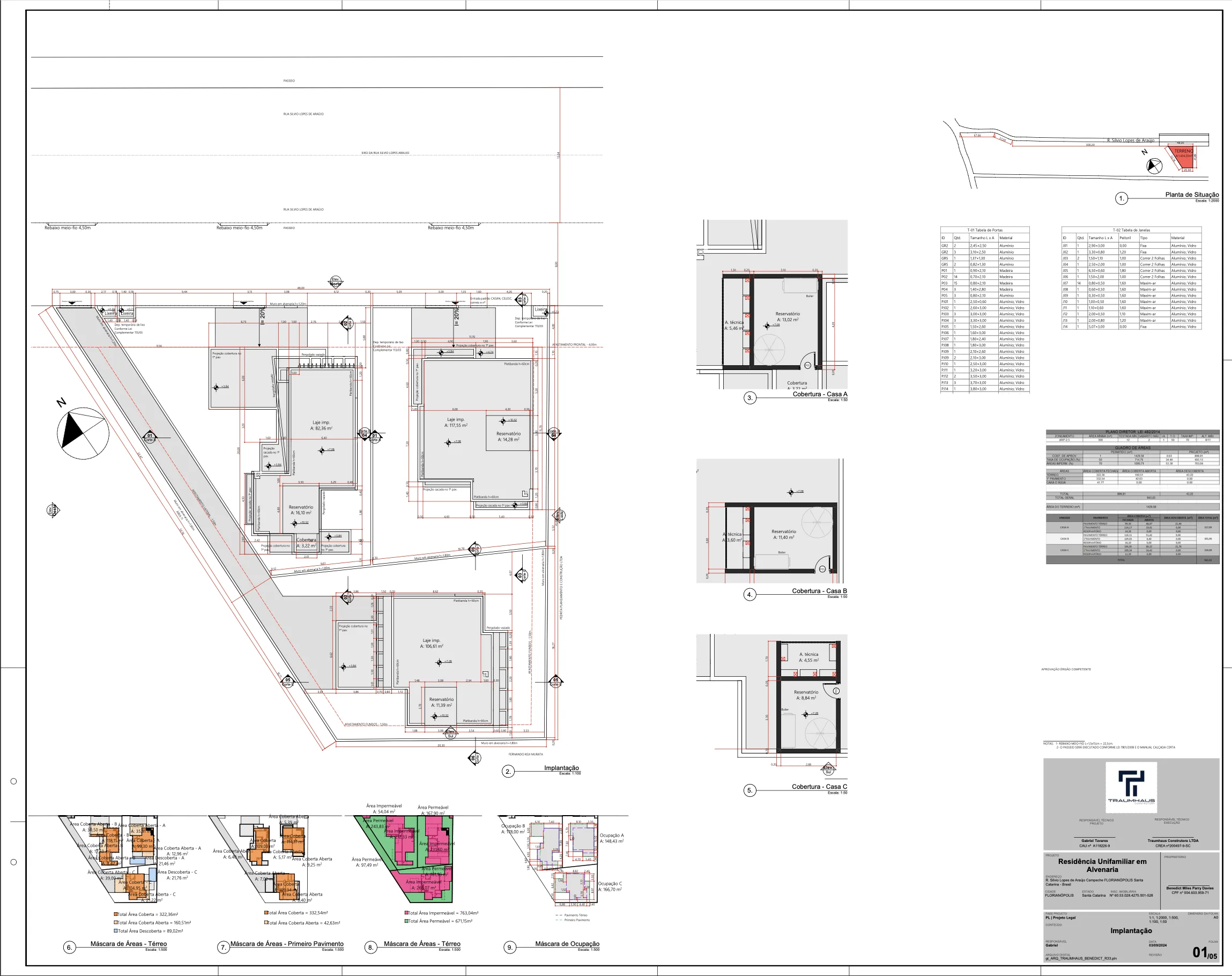Silvio Lopes Project: Luxury House with Rooftop in Rio Tavares