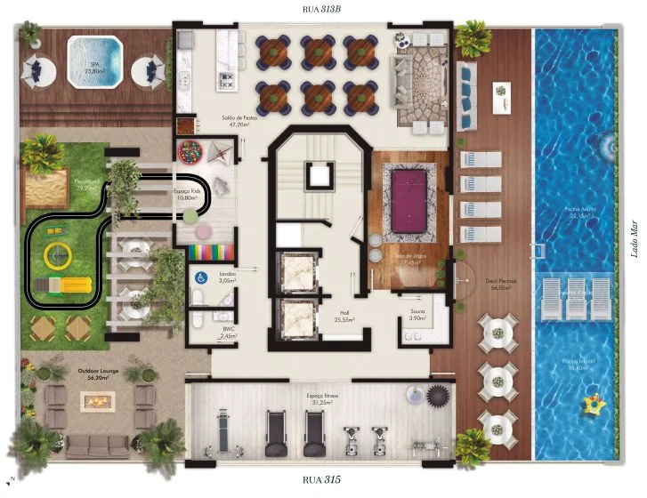 Francisco I Residencial: Ultra-Luxury House with Private Floor in Itapema