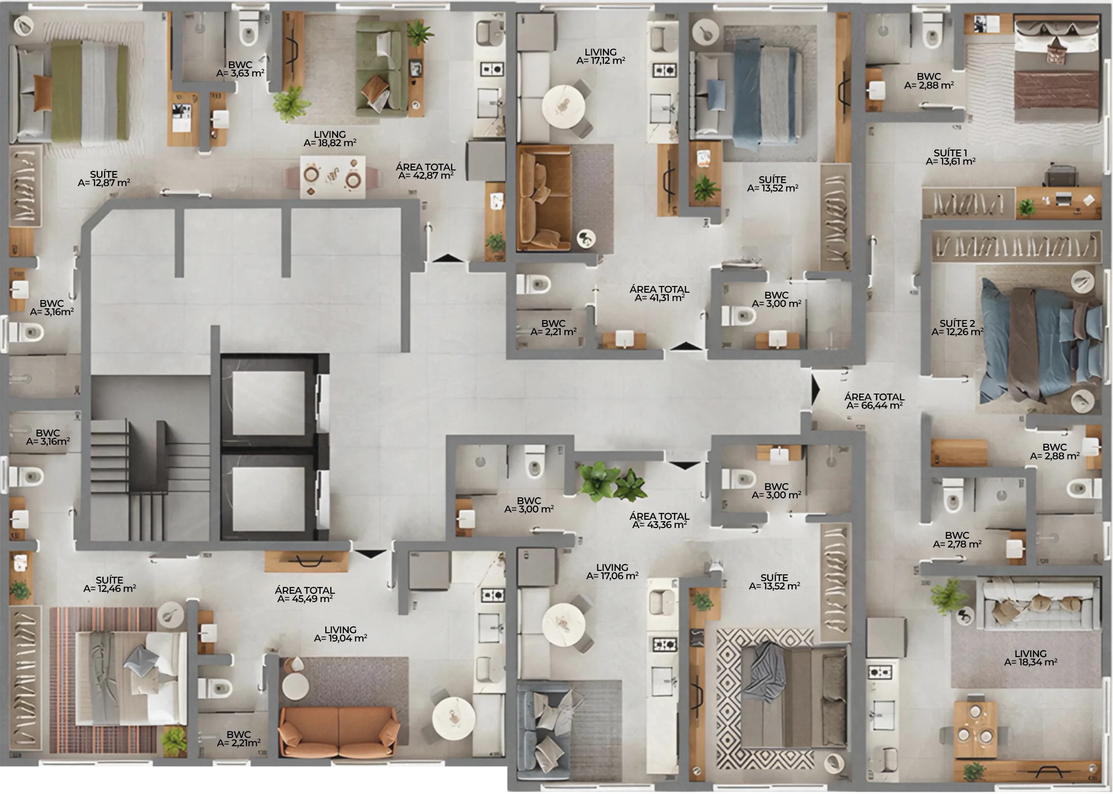 Cidadez Smart Living: Contemporary Studio in Campinas