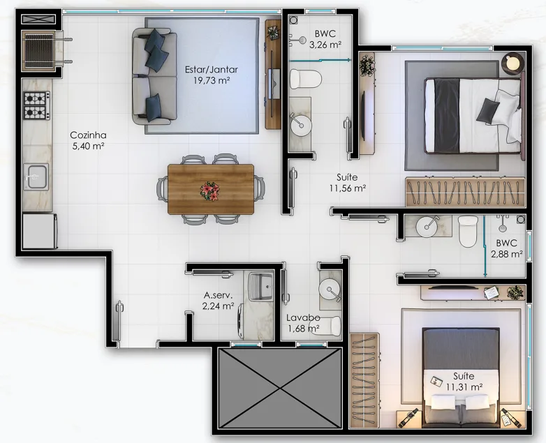 Gaivotas Golden: Premium Residence in Florianópolis