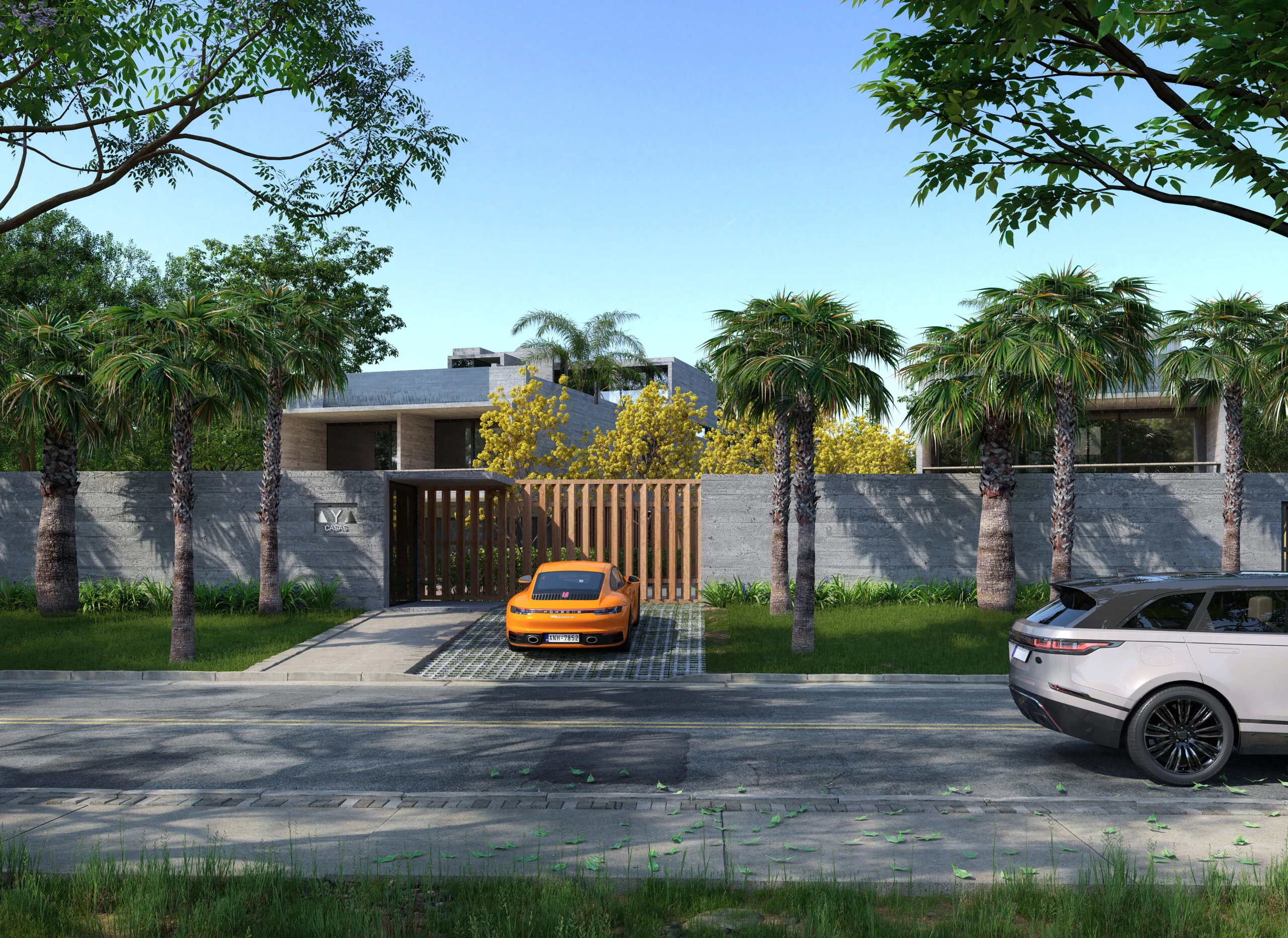 AYA Casas: Ultra-Luxury Brutalist Residence with Private Garden in Praia do Estaleiro