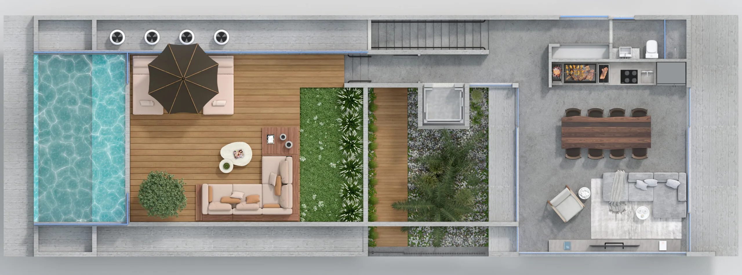 AYA Casas: Ultra-Luxury Brutalist Residence with Private Garden in Praia do Estaleiro