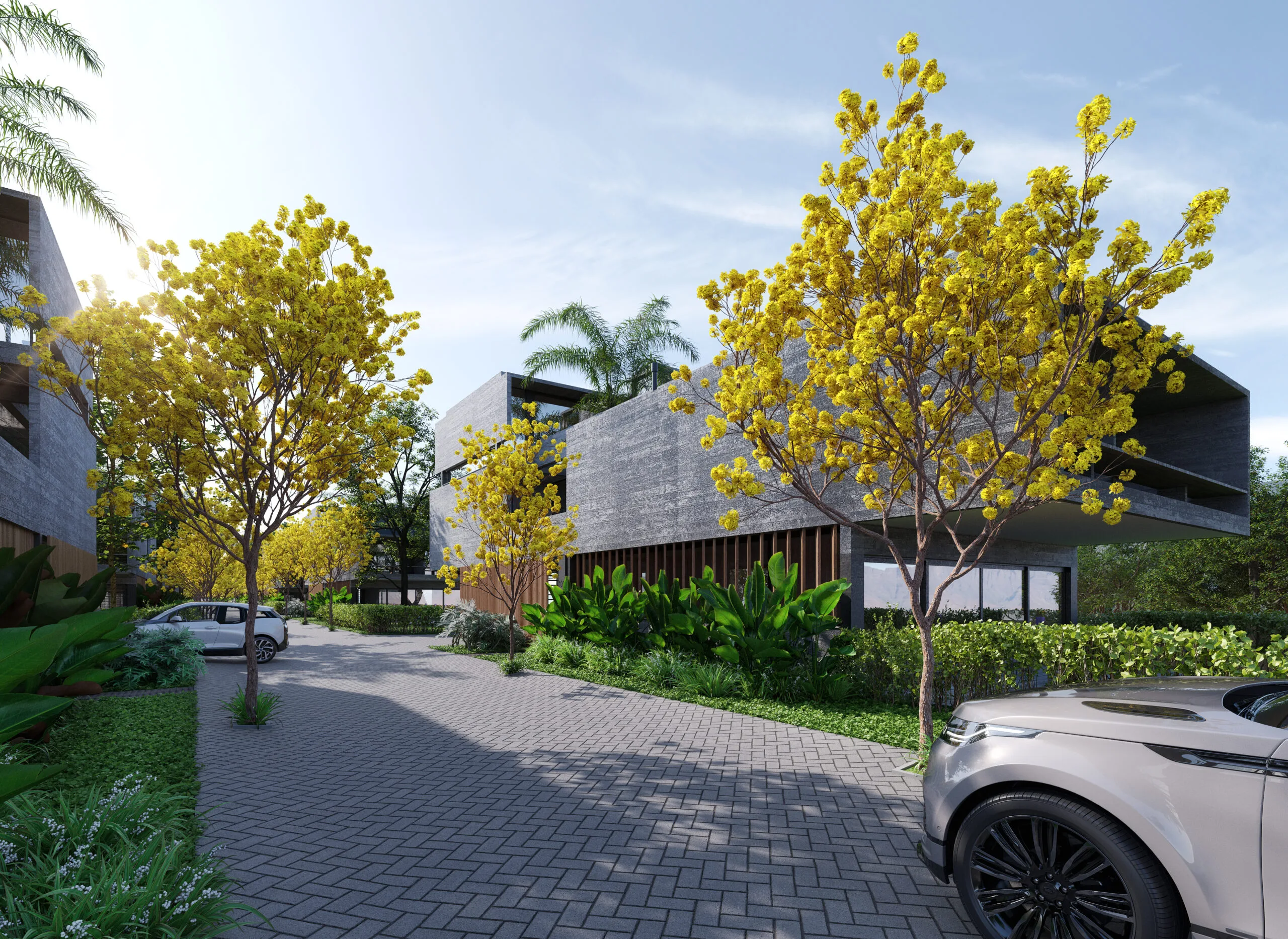 AYA Casas: Ultra-Luxury Brutalist Residence with Private Garden in Praia do Estaleiro